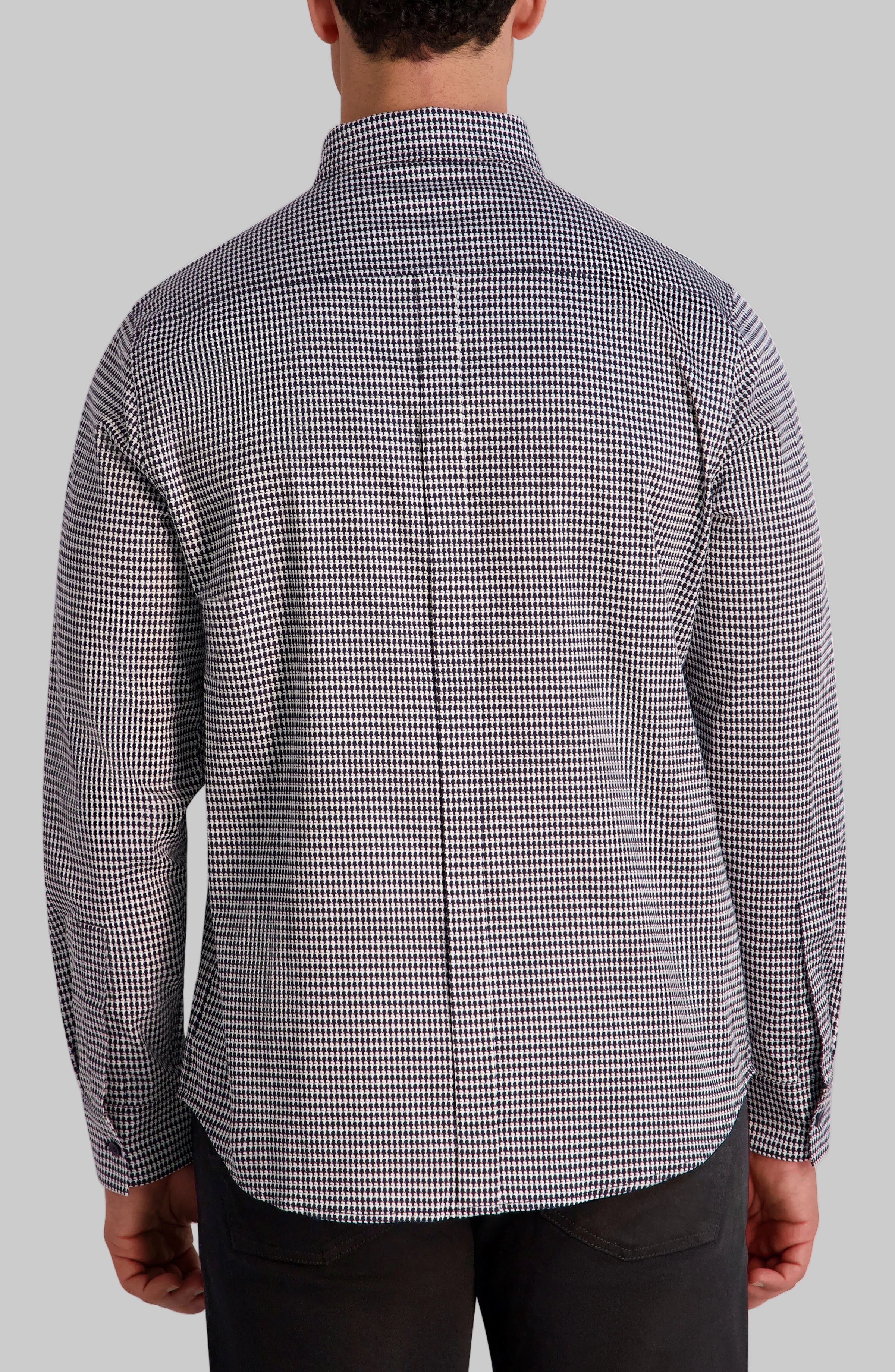 KARL TOOTH PRINT SHIRT View 2 | Men's Sweaters & Shirts