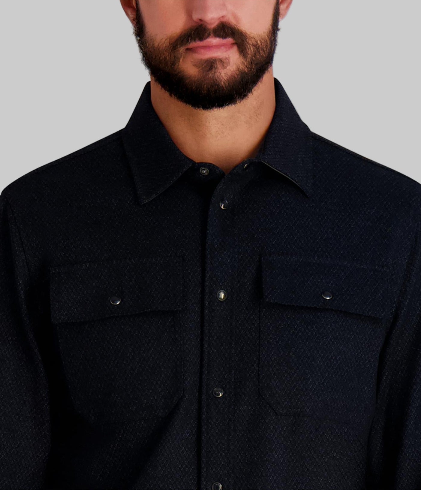 PLAID UTILITY SHIRT JACKET VIEW 6