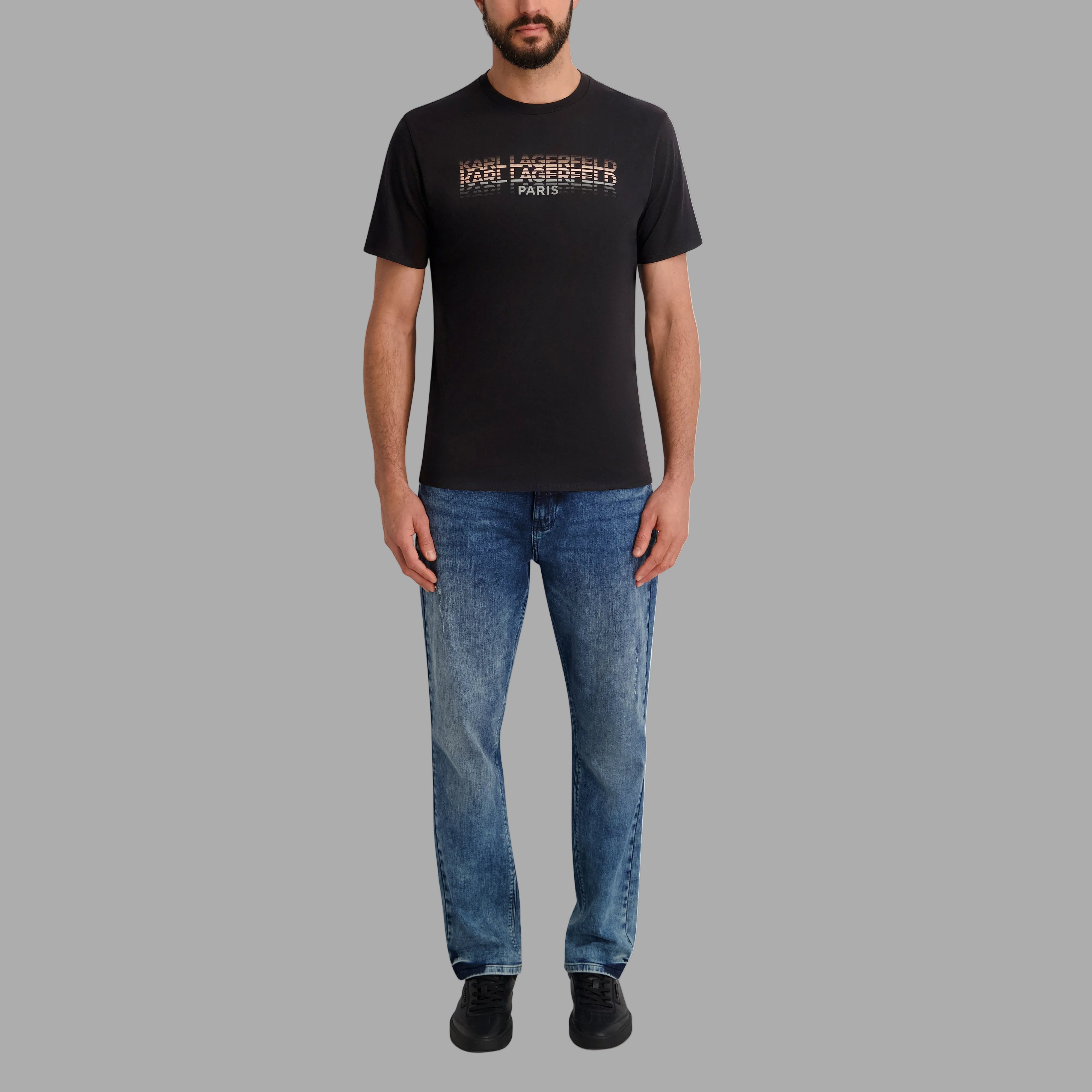 OMBRE KARL LOGO TEE VIEW 4 | Men's Clothing