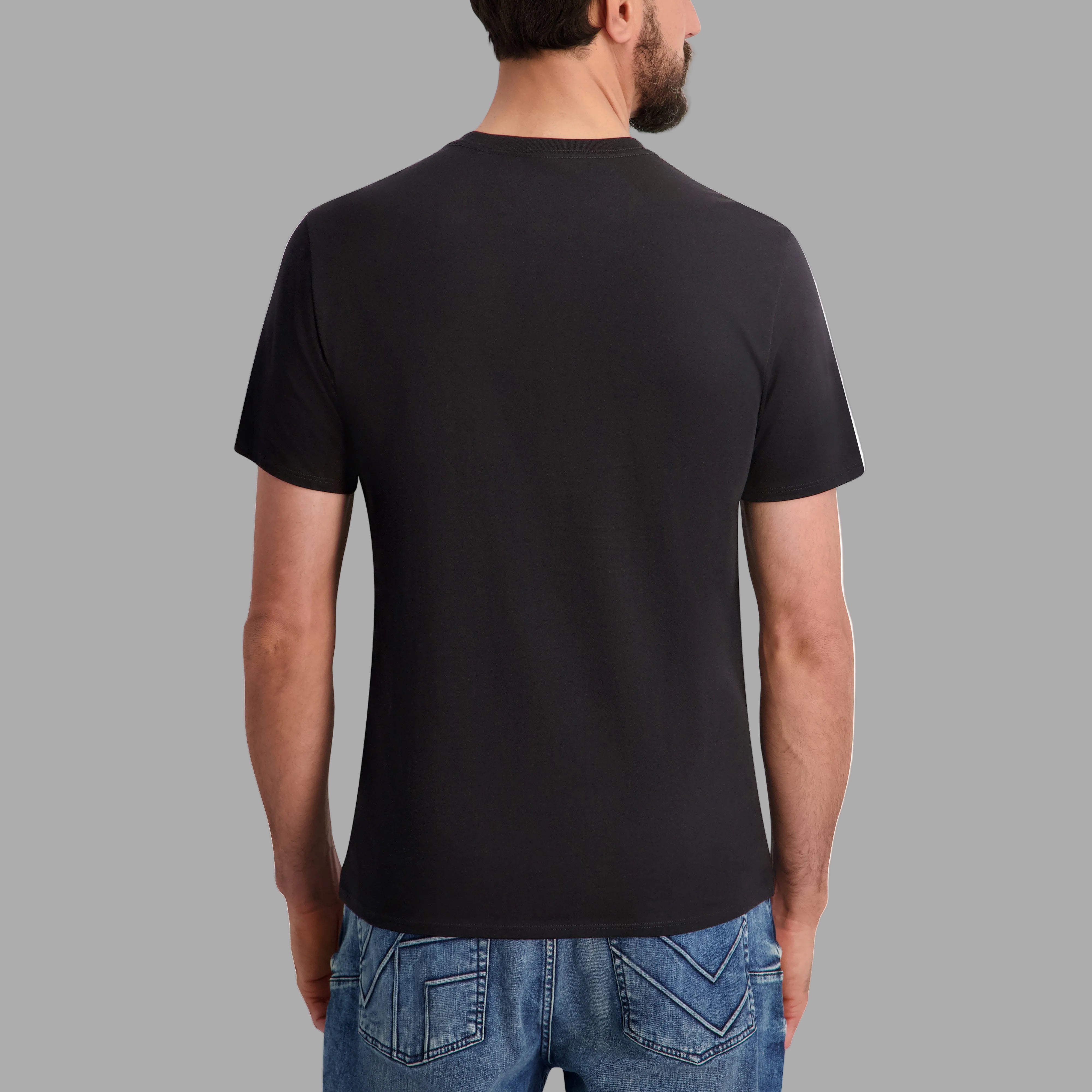 RUBBERIZED LARGE KARL LOGO GRAPHIC TEE View 2 | Men's Clothing