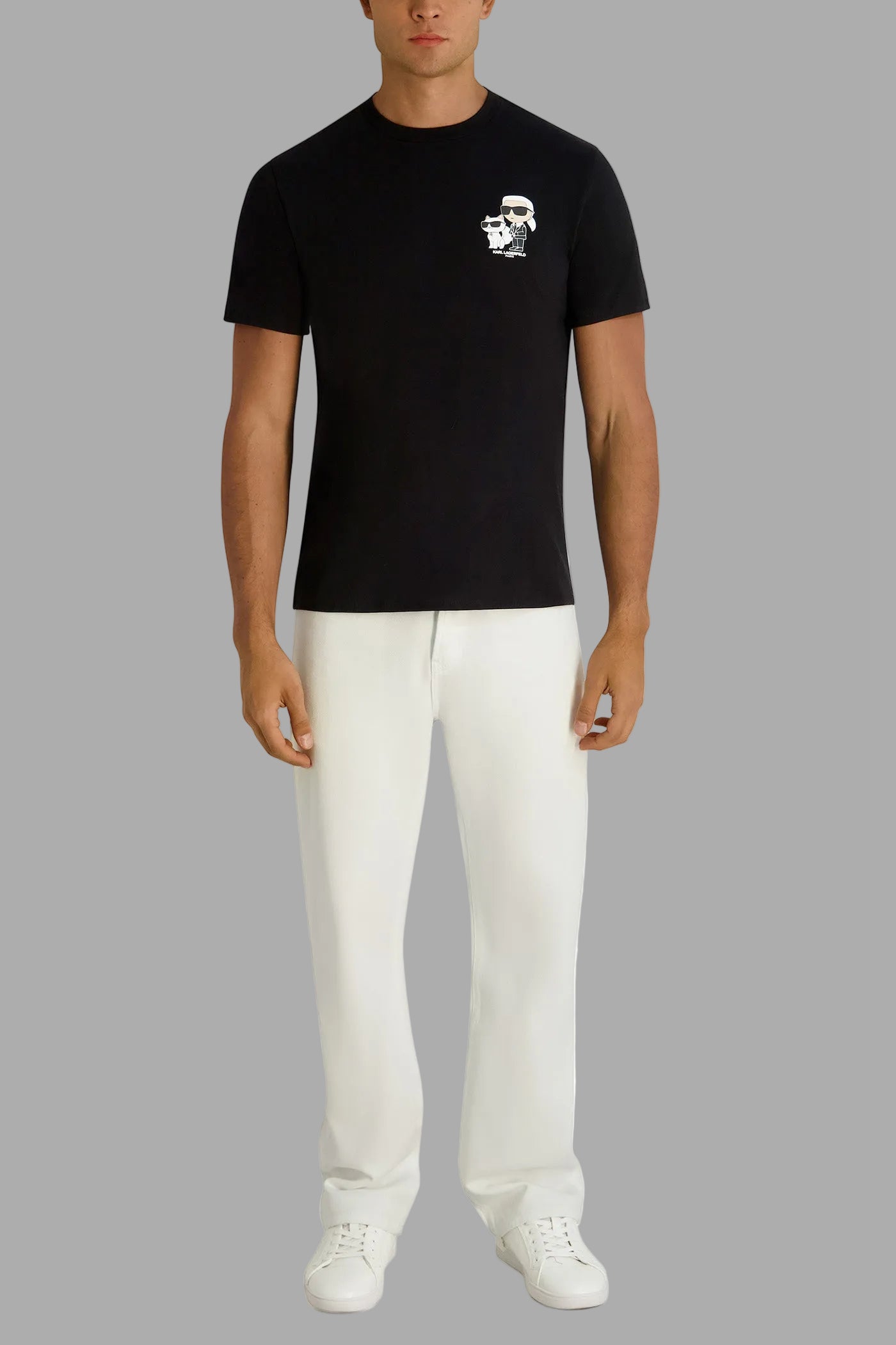 SMALL KARL AND CHOUPETTE TSHIRT VIEW 4 | Men's Clothing