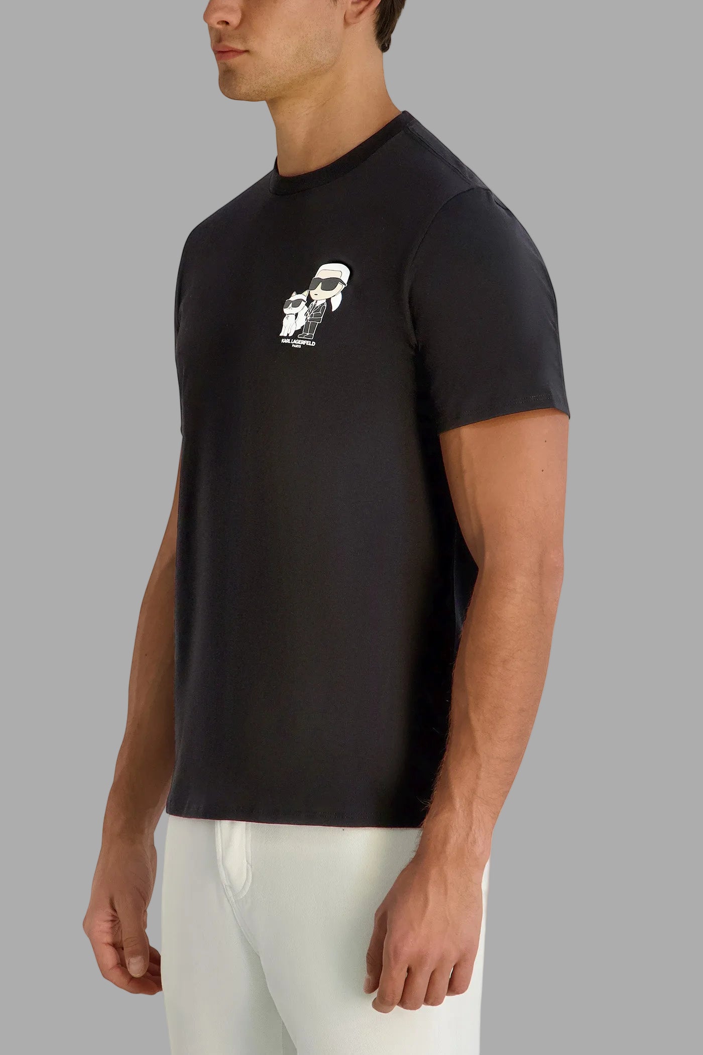 SMALL KARL AND CHOUPETTE TSHIRT VIEW 3 | Men's Clothing