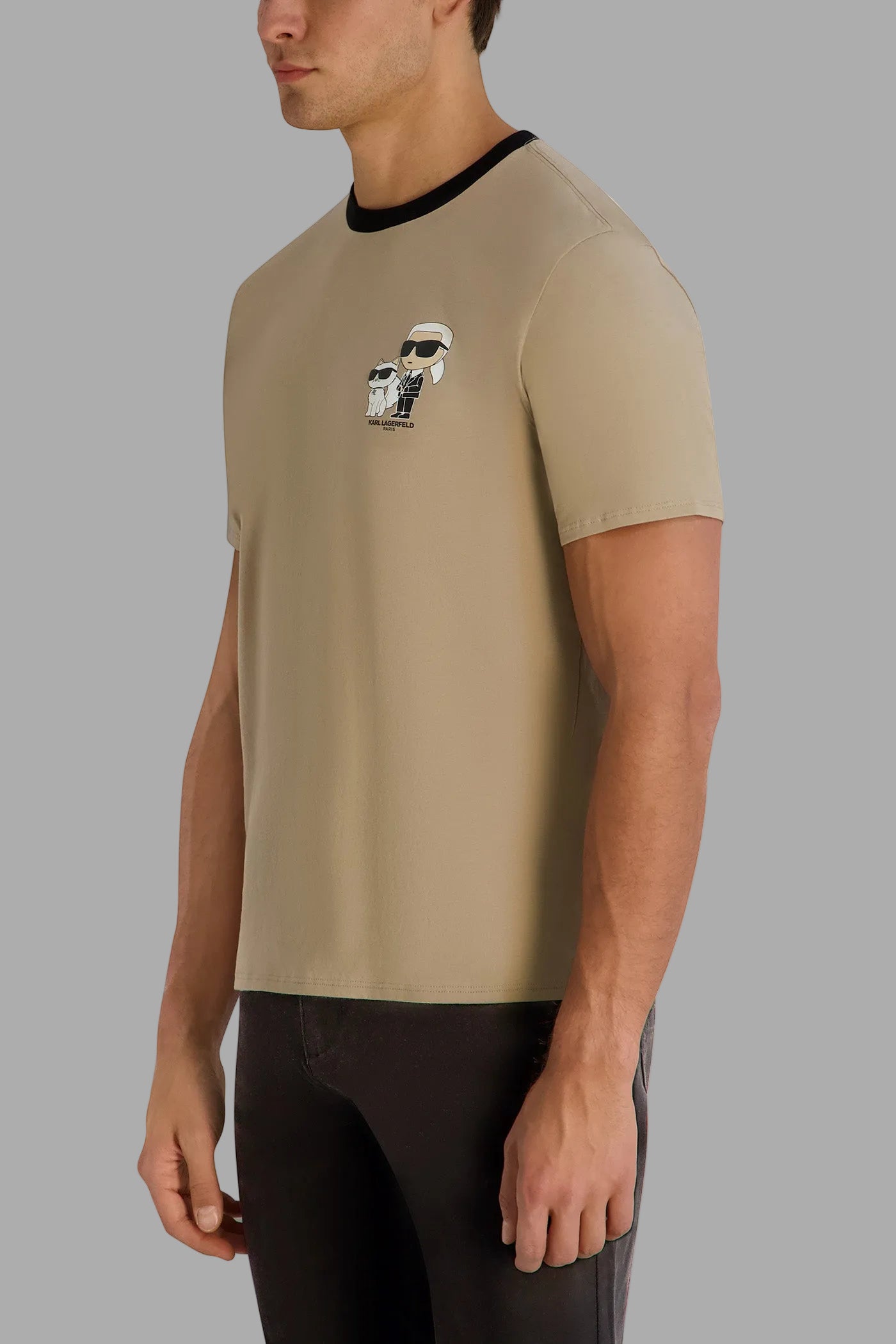 SMALL KARL AND CHOUPETTE TSHIRT VIEW 3 | Men's Clothing