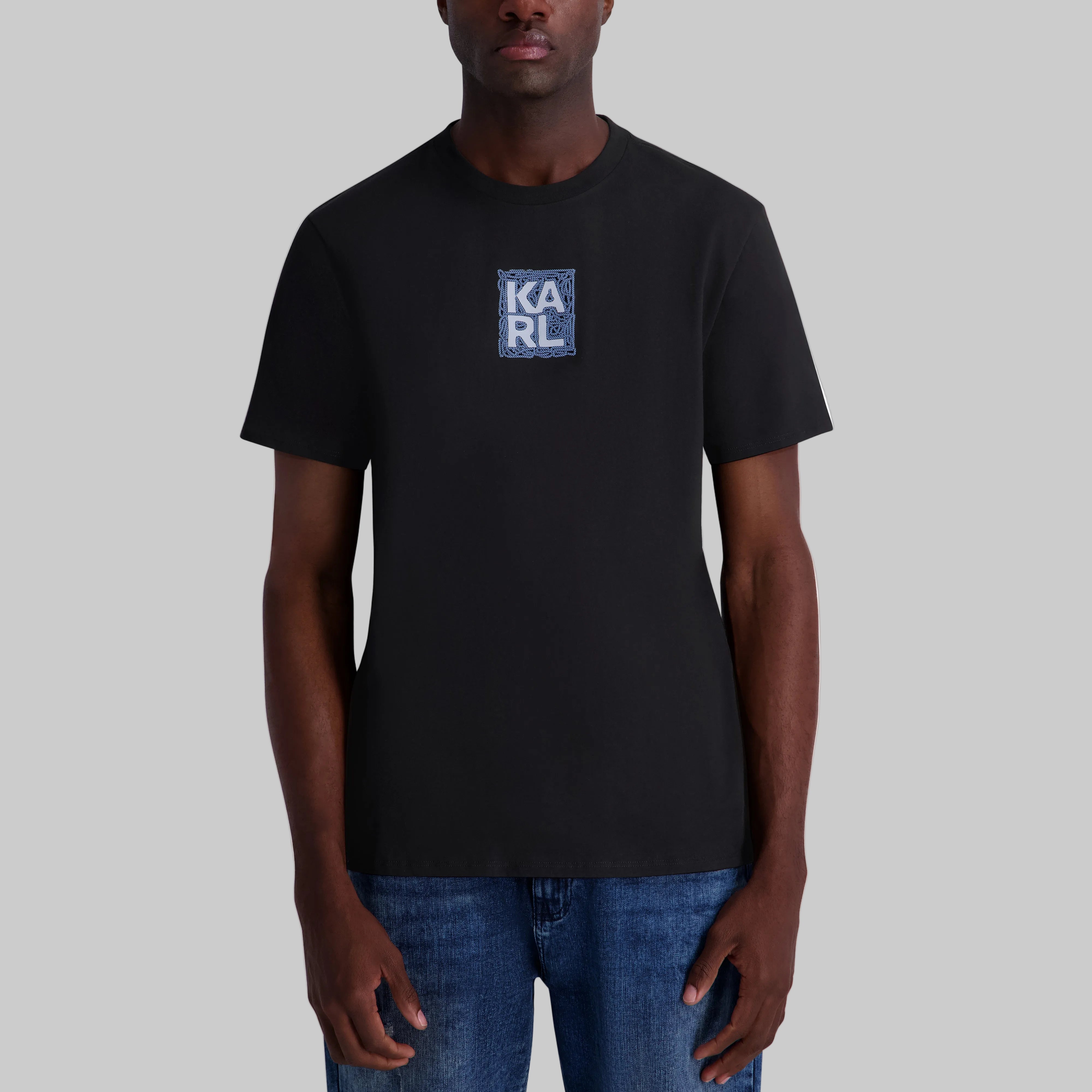 Tangled Rope Karl Logo Tee | Tees & Polos | Karl Lagerfeld Paris