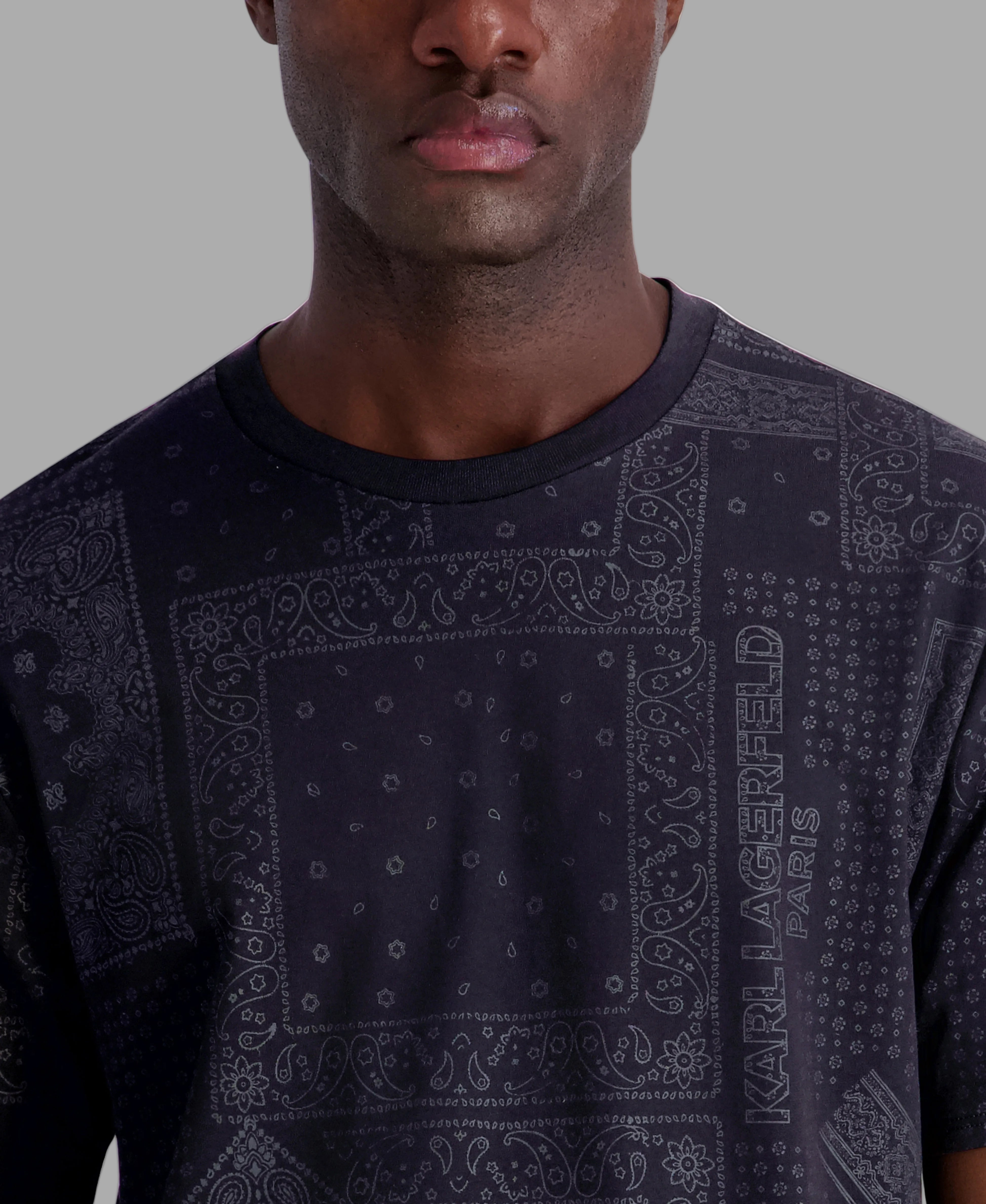 BANDANA PRINT TEE VIEW 5 | Men's Clothing