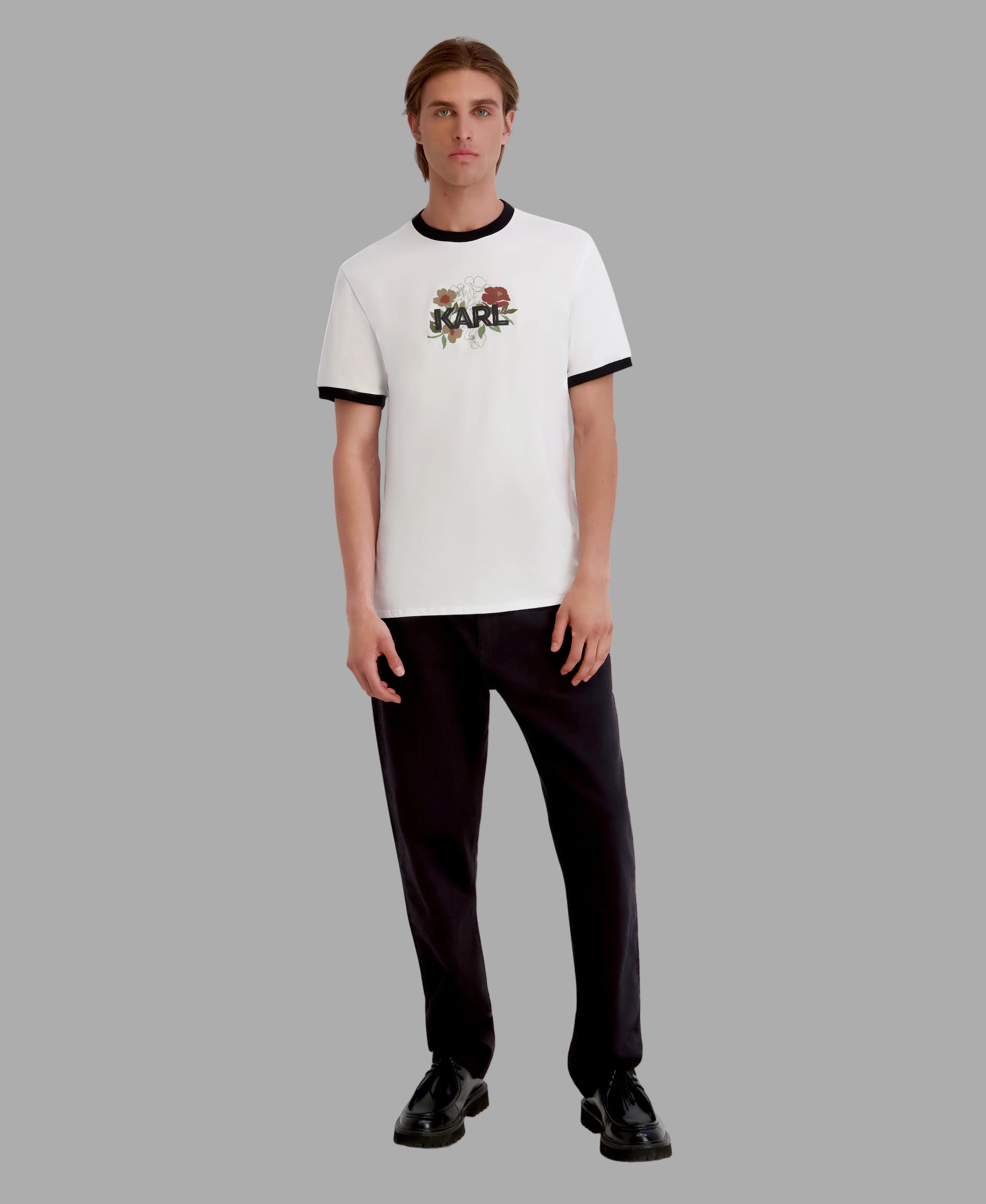 RUBBERIZED LOGO TEE VIEW 4 | Men's Clothing
