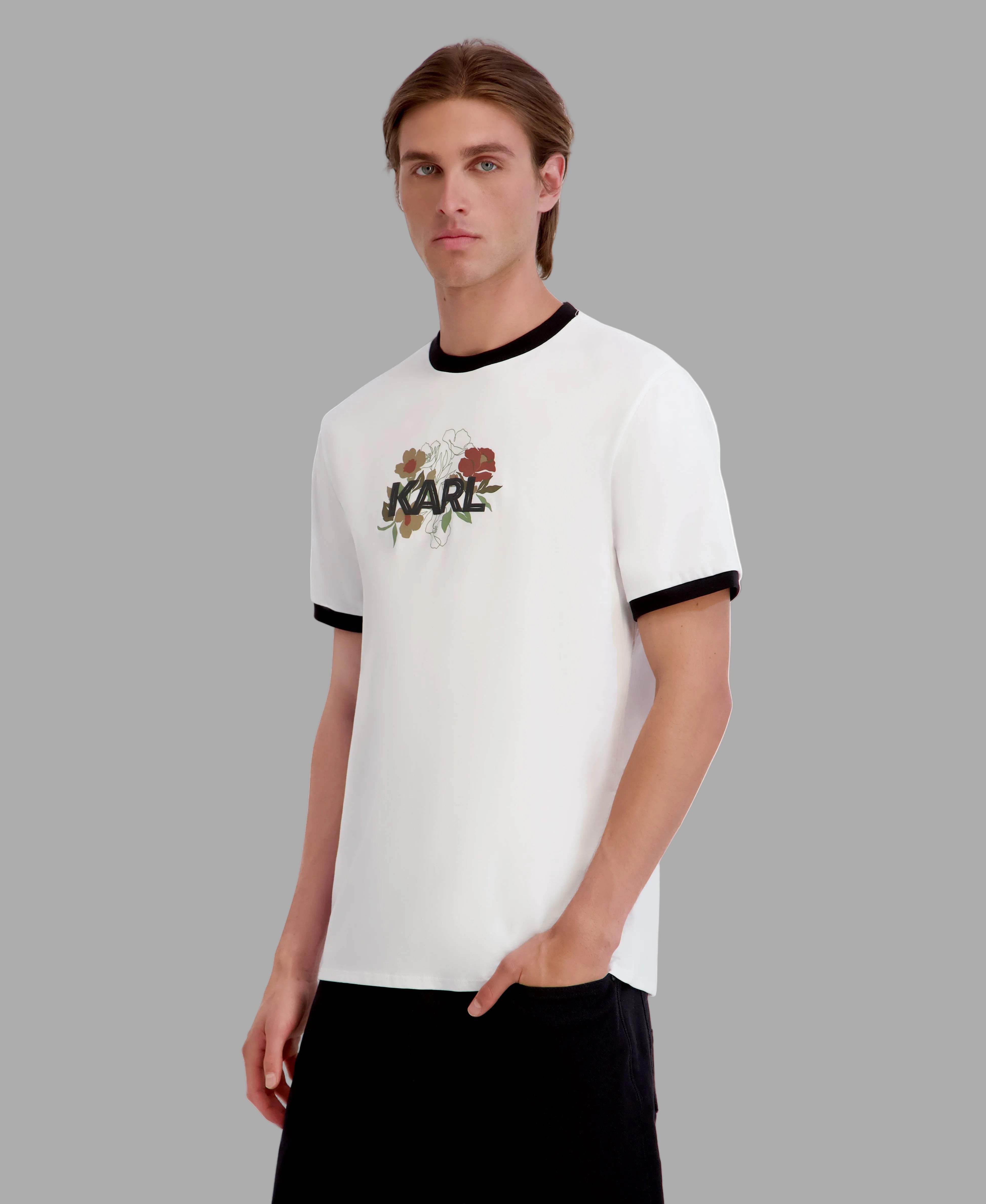 RUBBERIZED LOGO TEE VIEW 3 | Men's Clothing