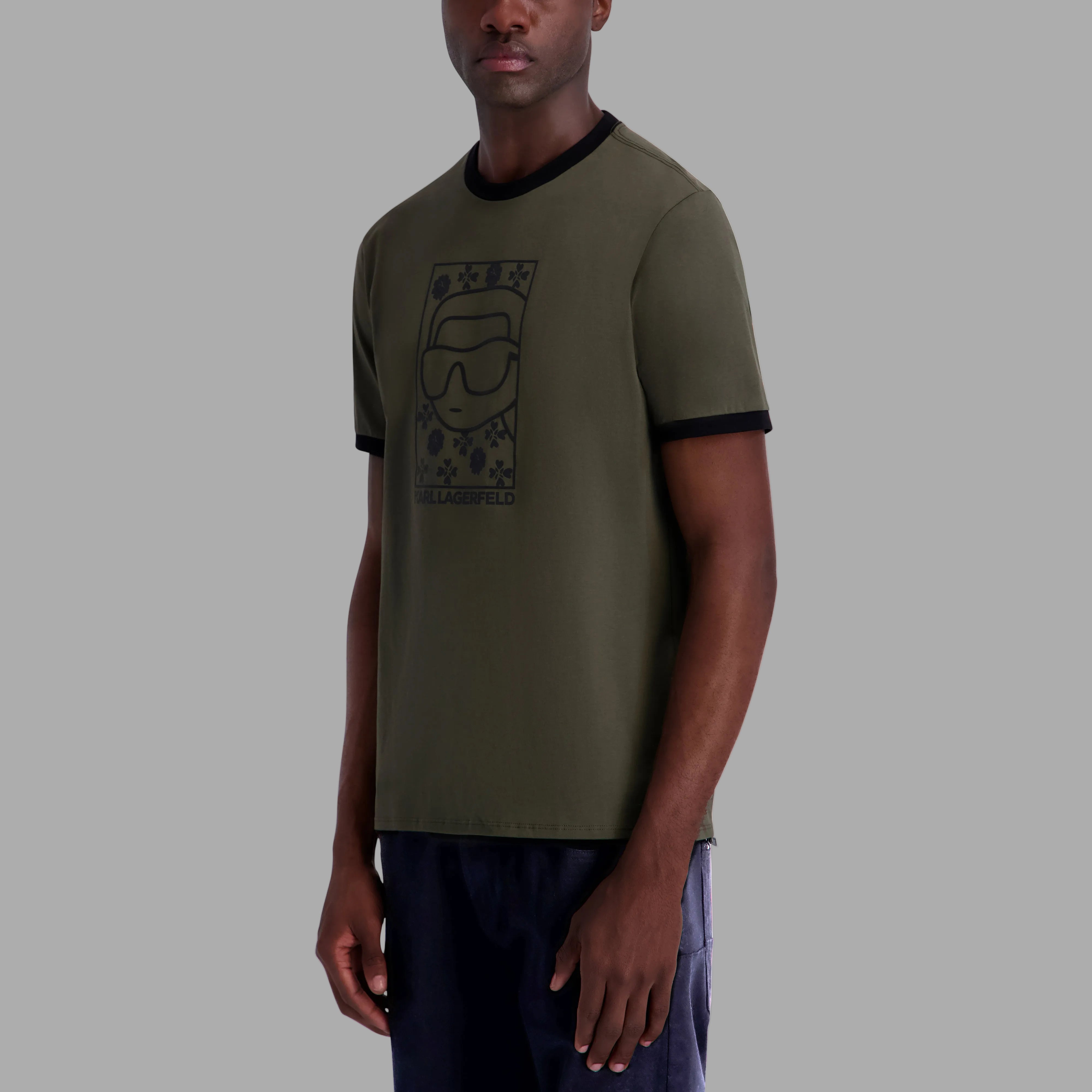 KARL FLOWER TEE VIEW 3 | Men's Clothing
