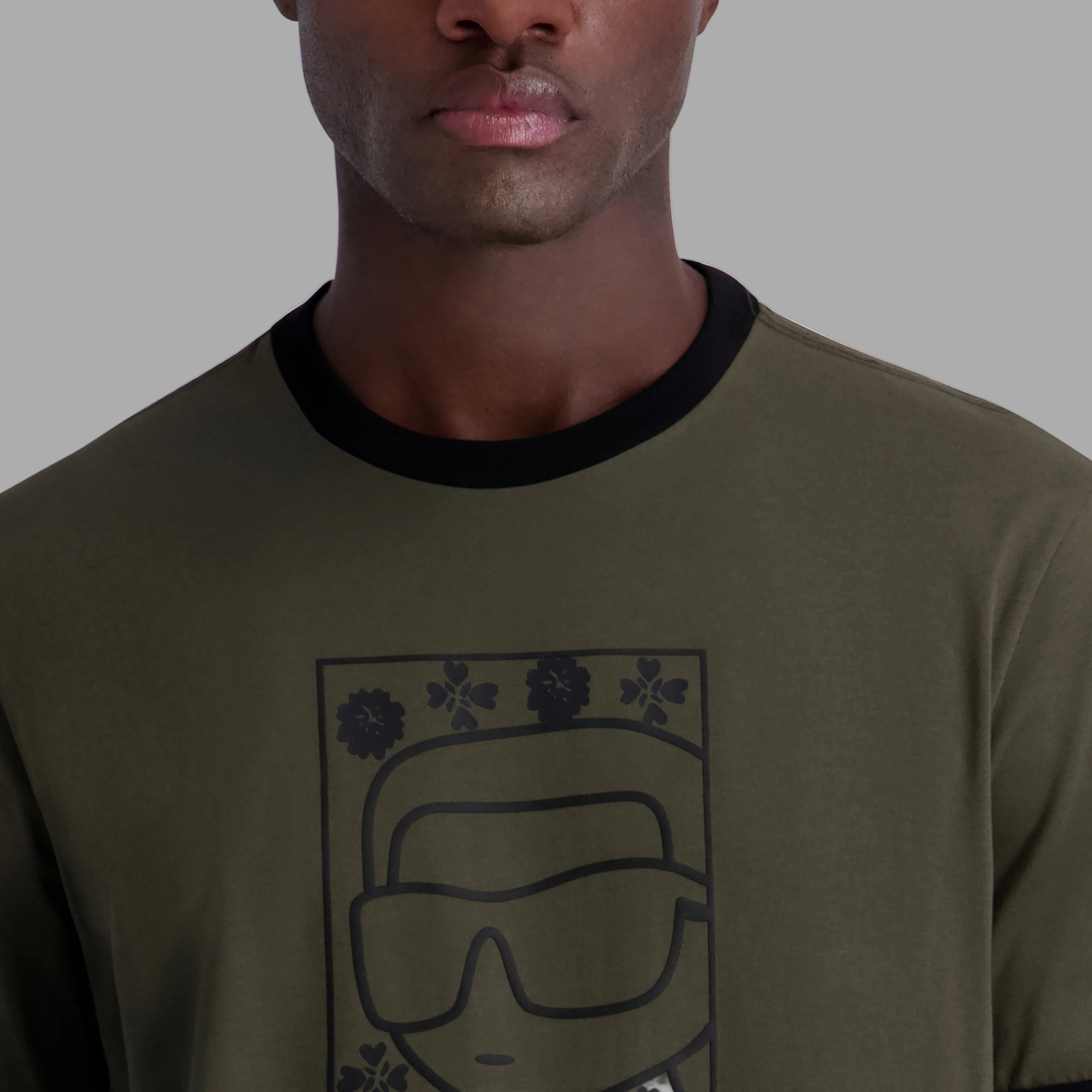 KARL FLOWER TEE VIEW 5 | Men's Clothing