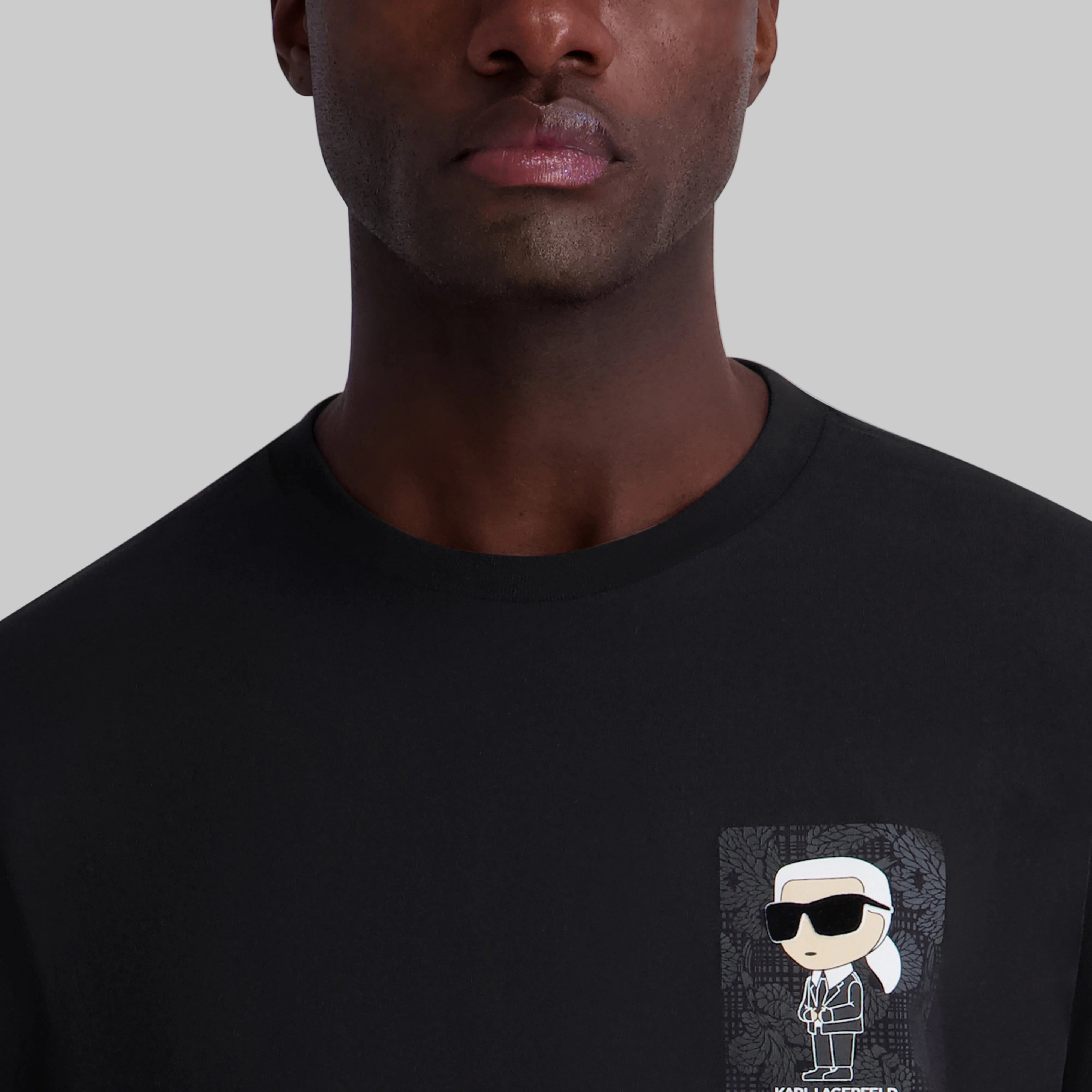 SMALL KARL PRINTED TILE TEE VIEW 5 | Men's Clothing