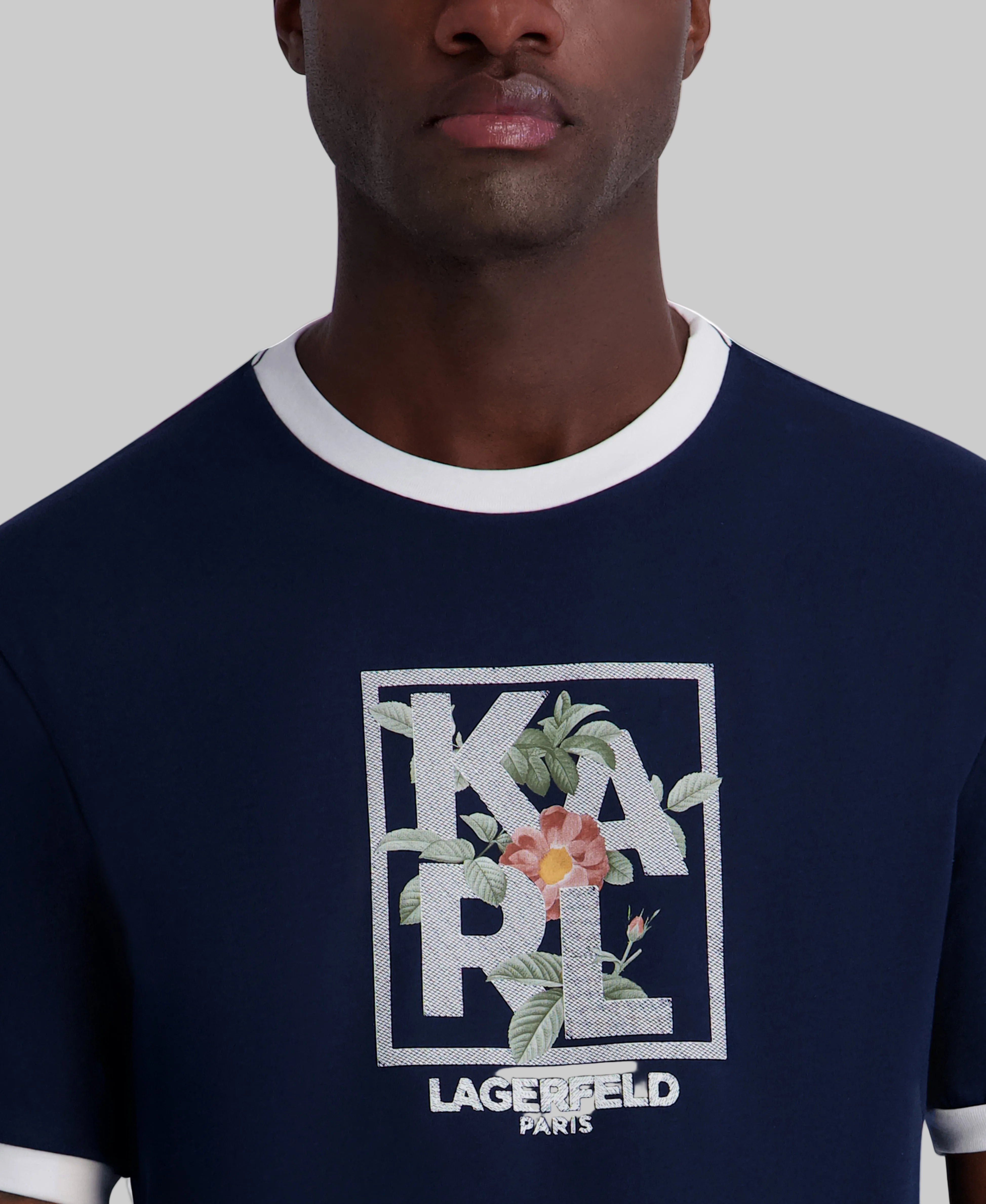 FLORAL KARL LOGO TEE VIEW 5