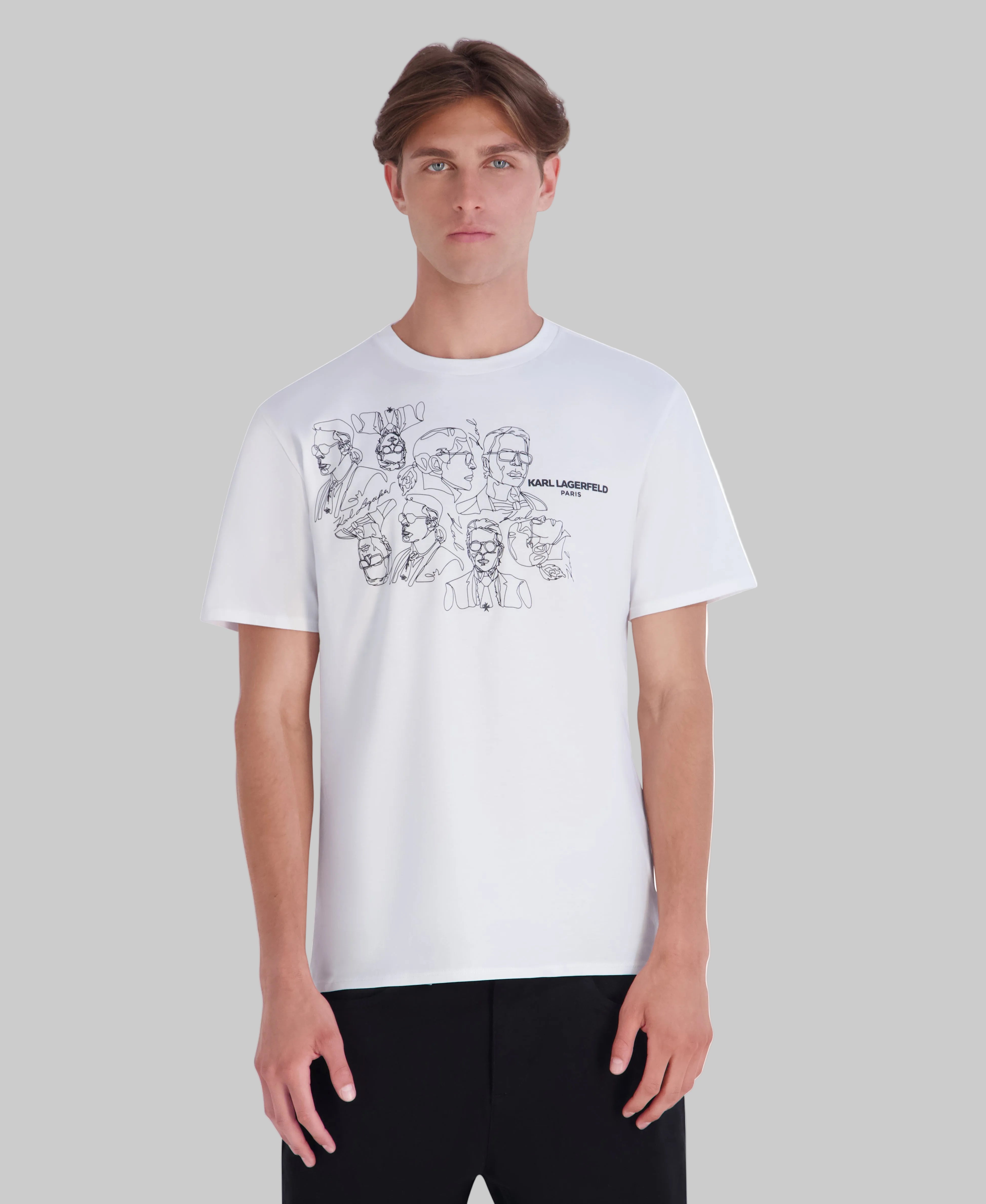 KARL SKETCH OUTLINE TEE VIEW 1
