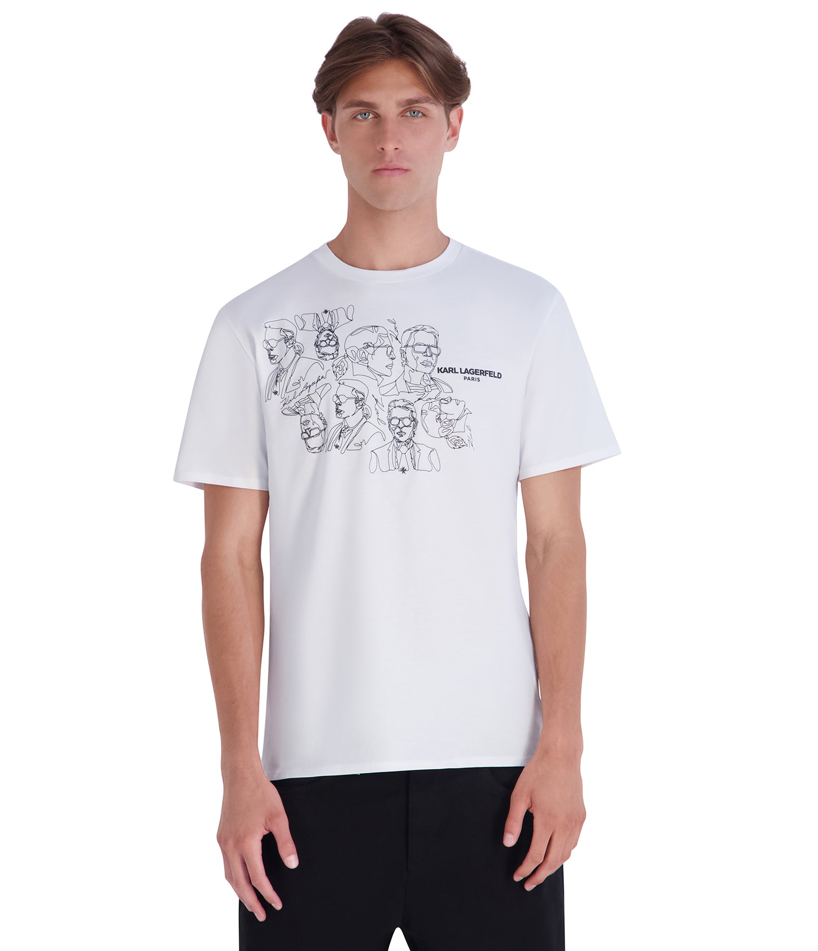 KARL SKETCH OUTLINE TEE View 1 | Men's Clothing