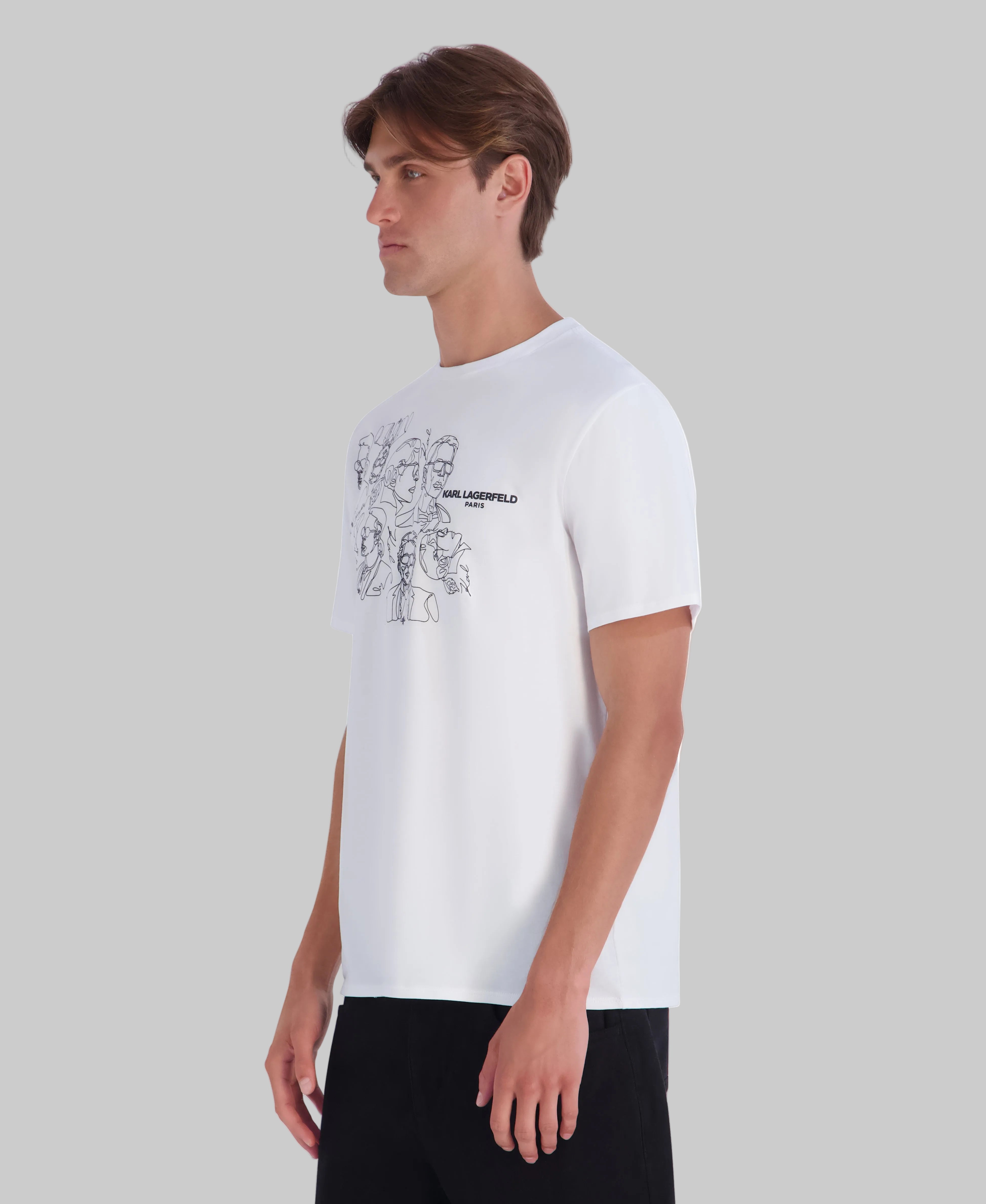 KARL SKETCH OUTLINE TEE VIEW 3