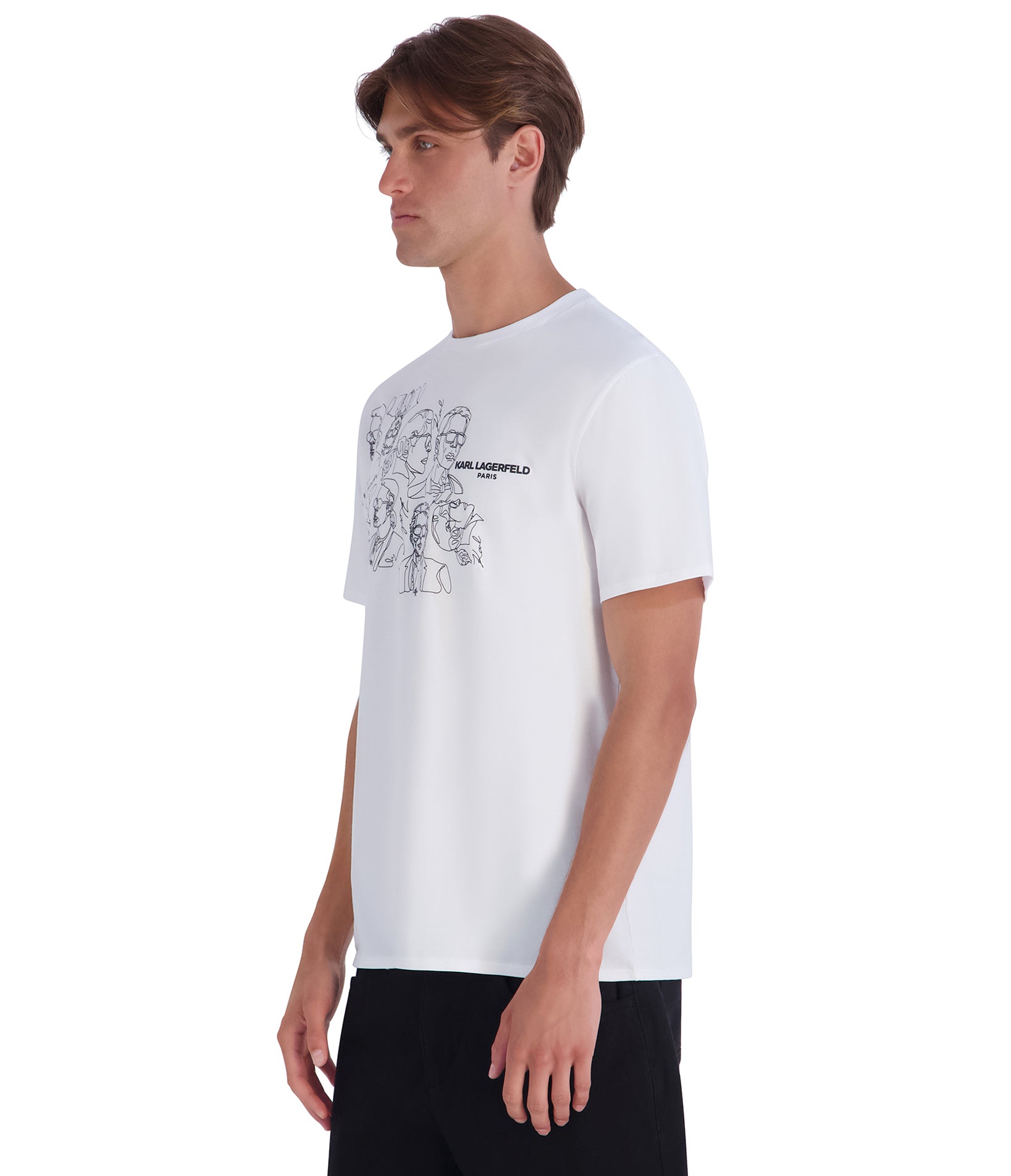 KARL SKETCH OUTLINE TEE VIEW 3 | Men's Clothing