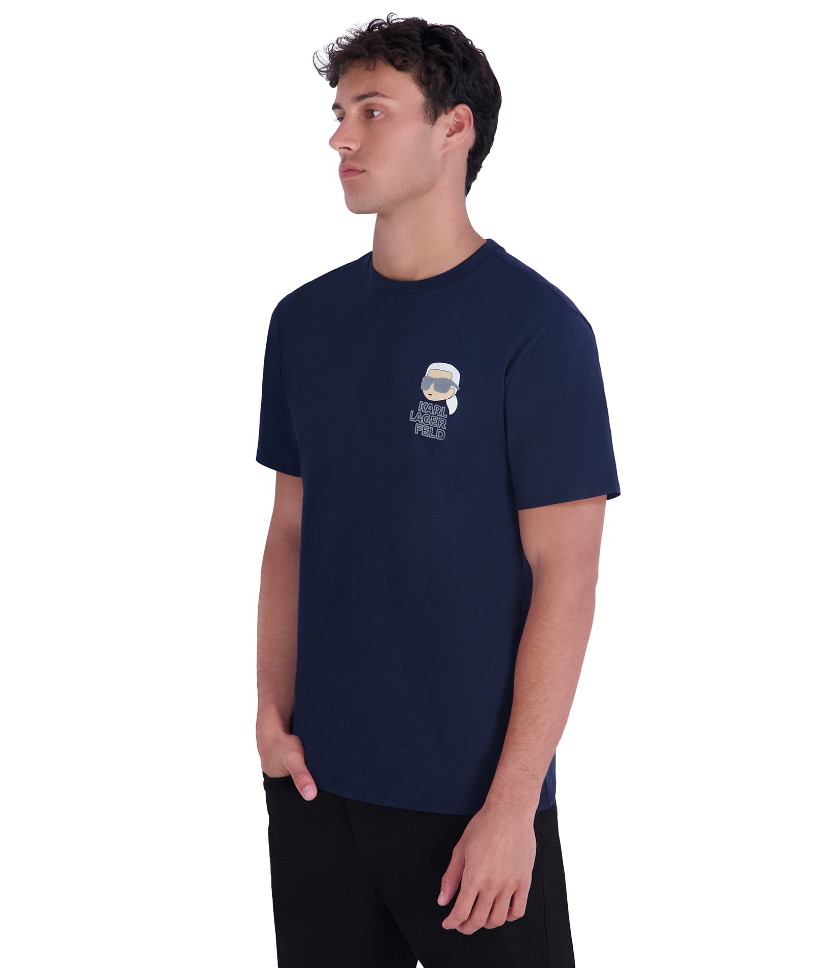 KARL IN BLAZER LOGO TEE VIEW 3