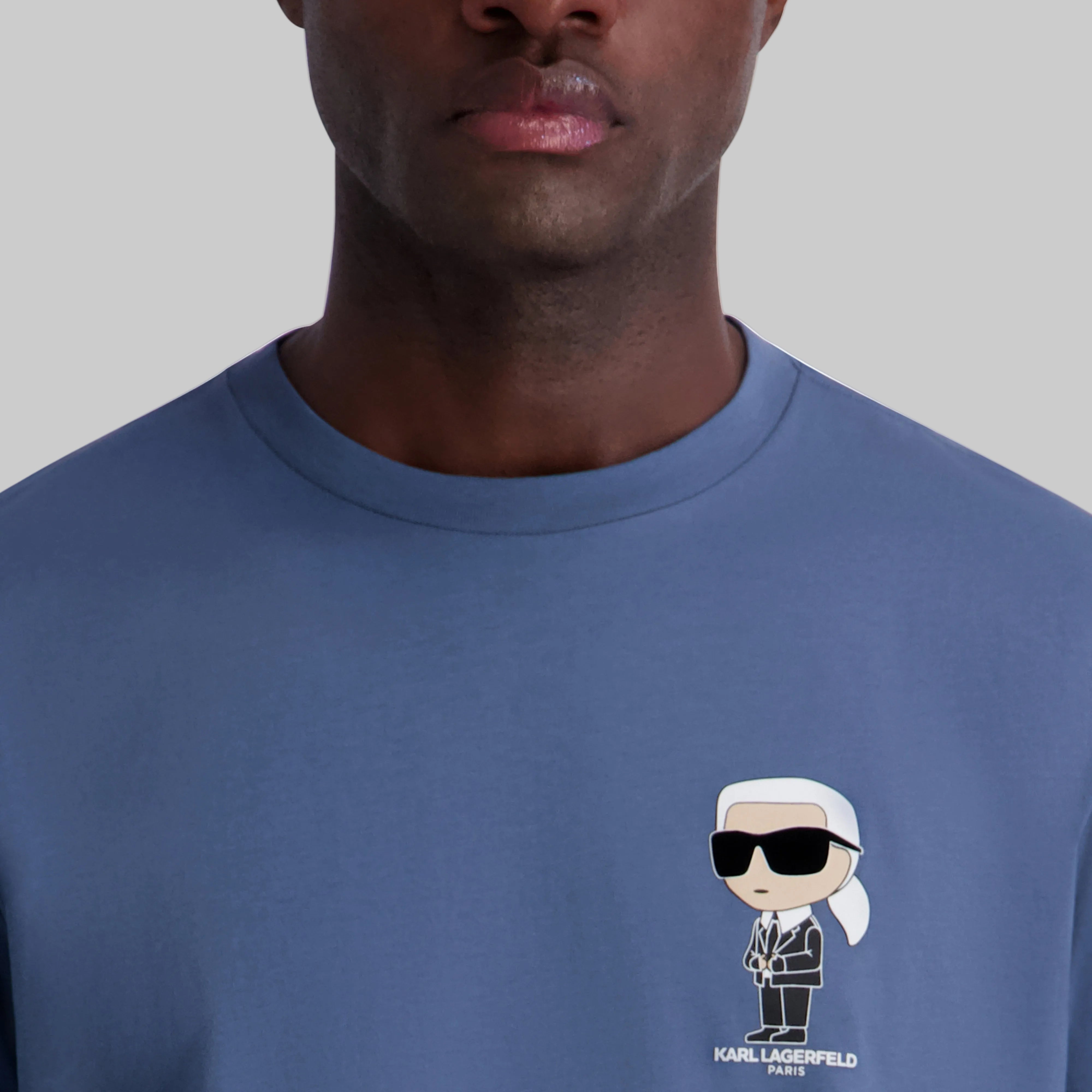 SMALL KARL WITH GLASSES TEE VIEW 5 | Men's Tees & Polos