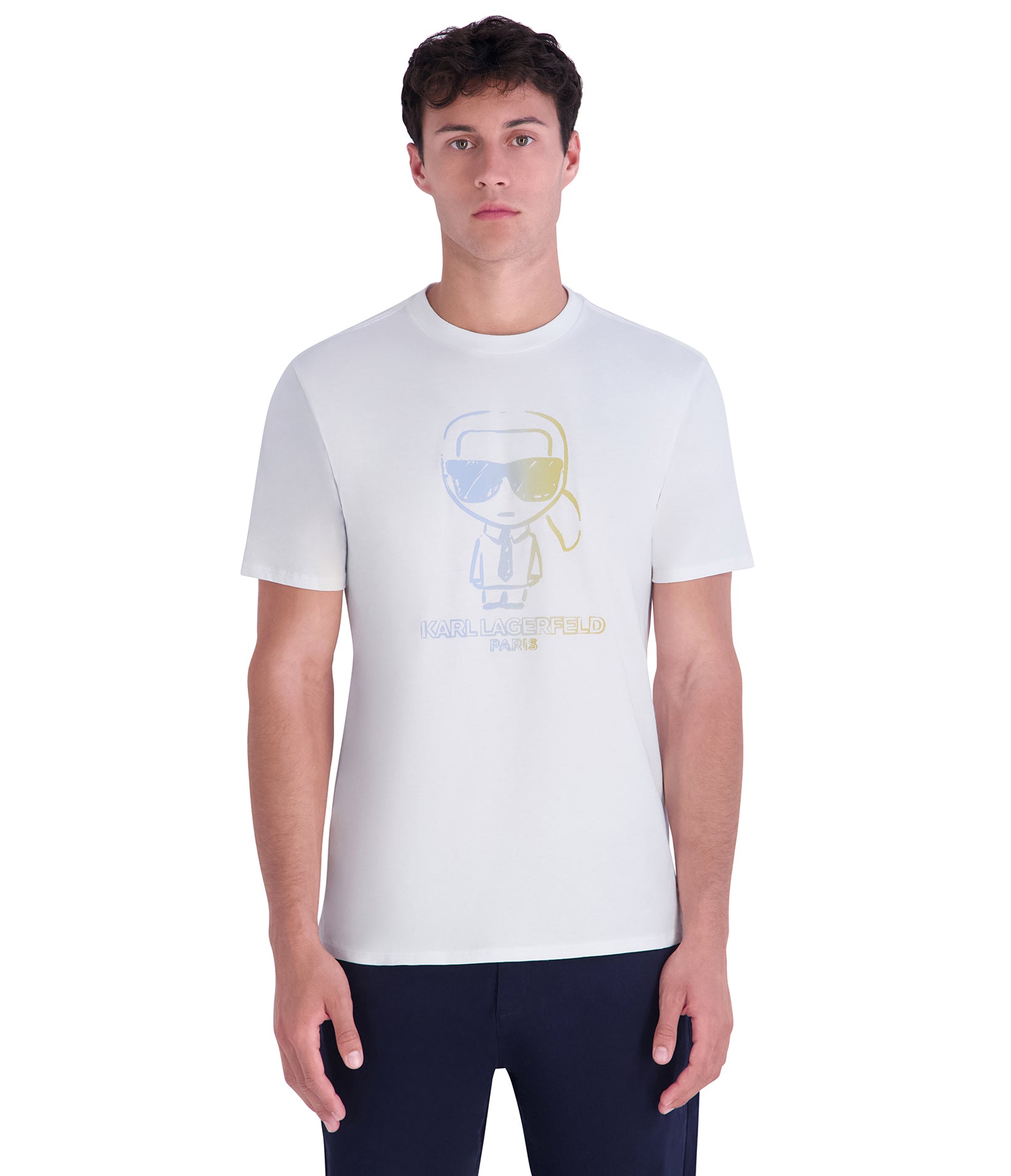 KARL MULTI COLOR OUTLINE TEE View 1 | Men's Clothing
