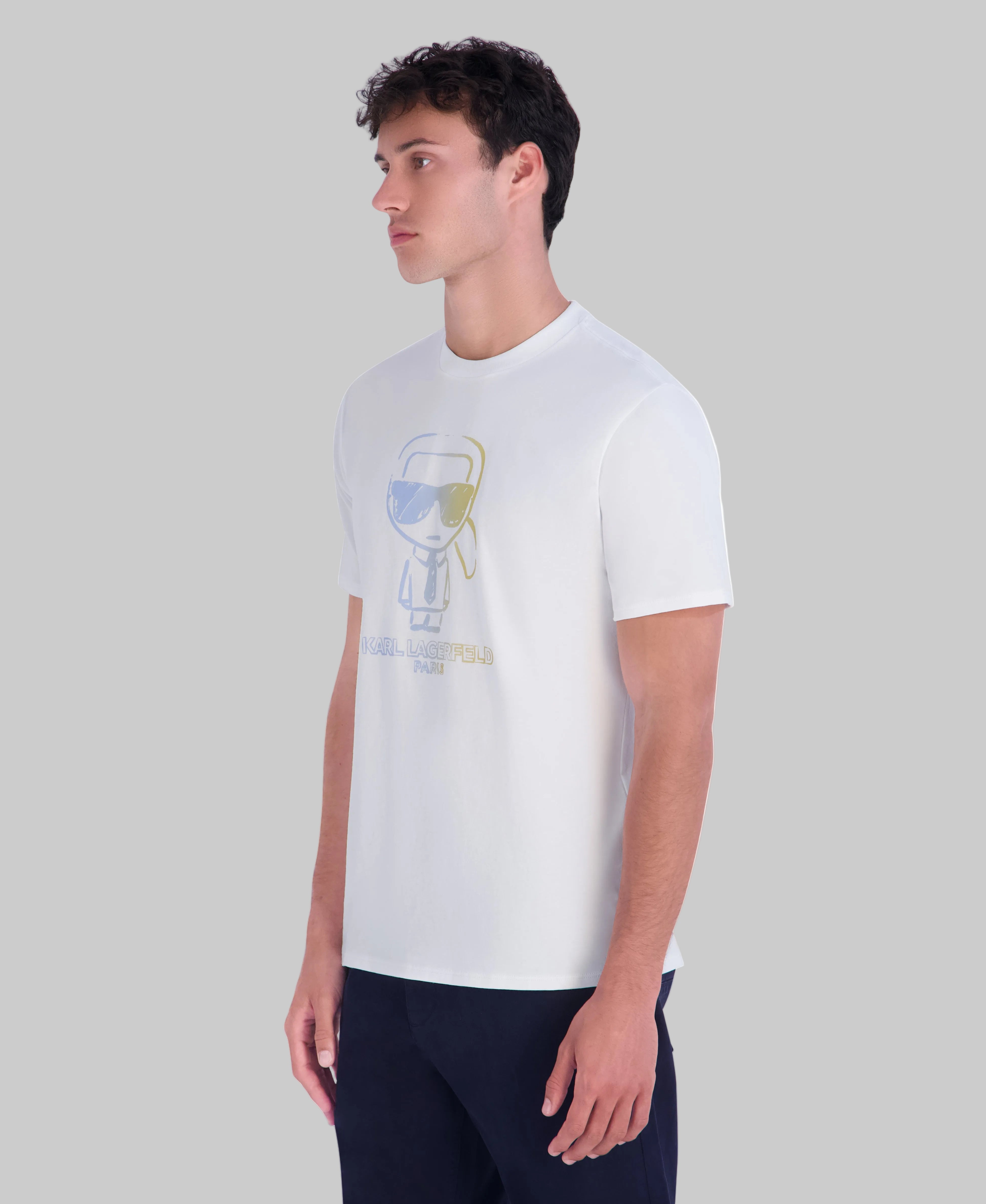 KARL MULTI COLOR OUTLINE TEE VIEW 3