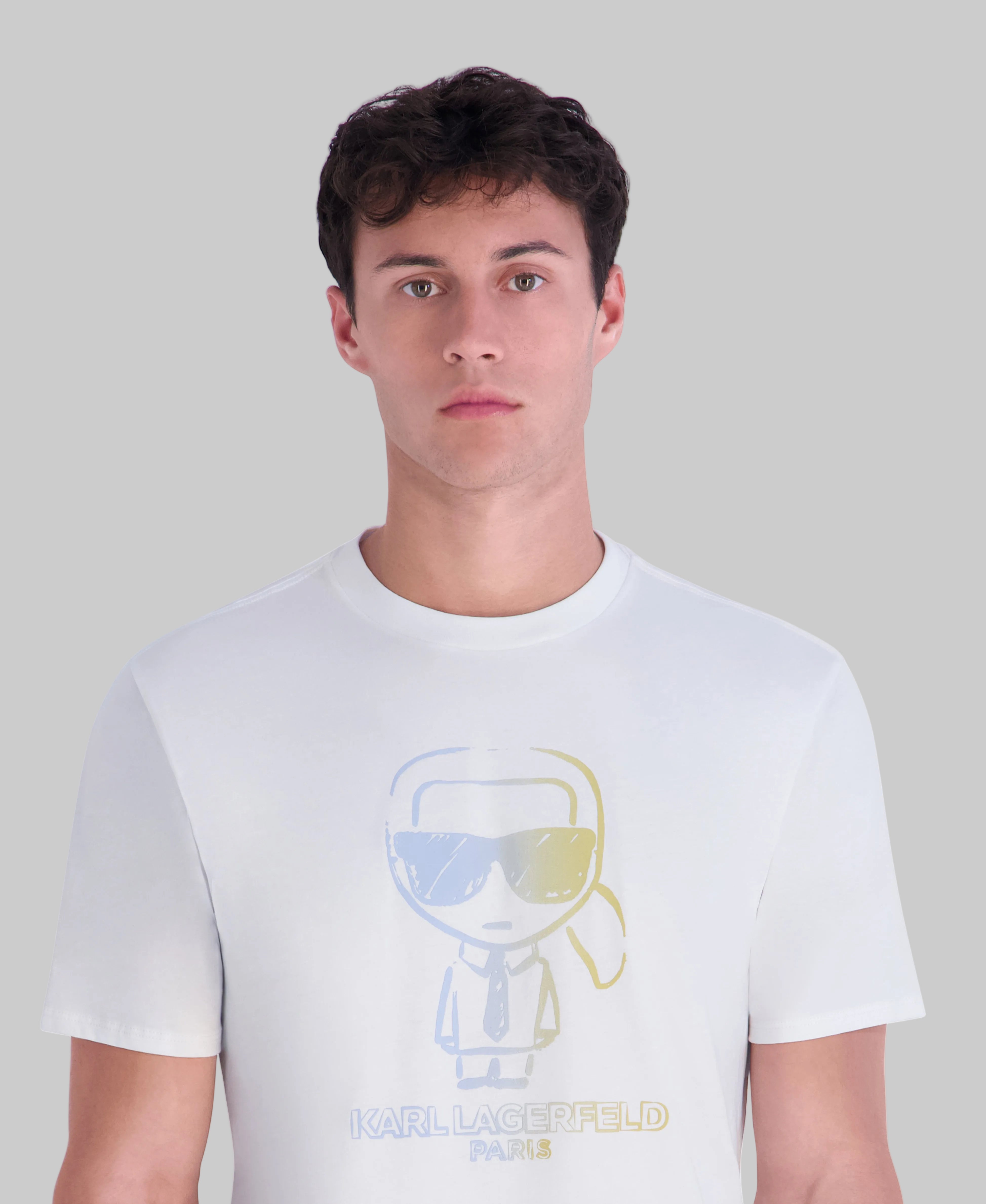 KARL MULTI COLOR OUTLINE TEE VIEW 5