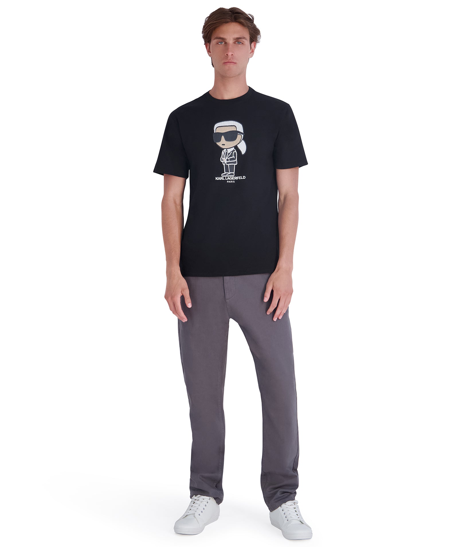 KARL IN STRIPE SUIT TEE VIEW 4 | Men's Clothing