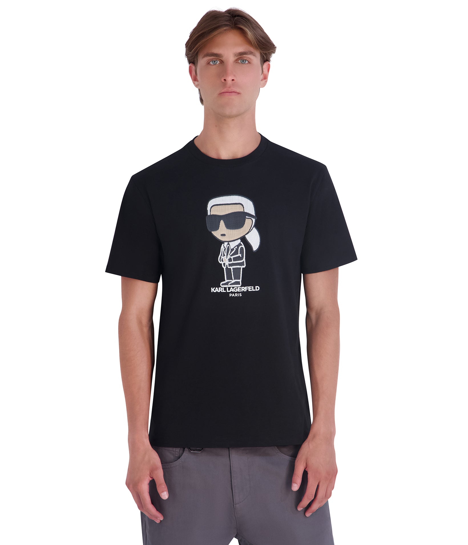 KARL IN STRIPE SUIT TEE View 1 | Men's Clothing