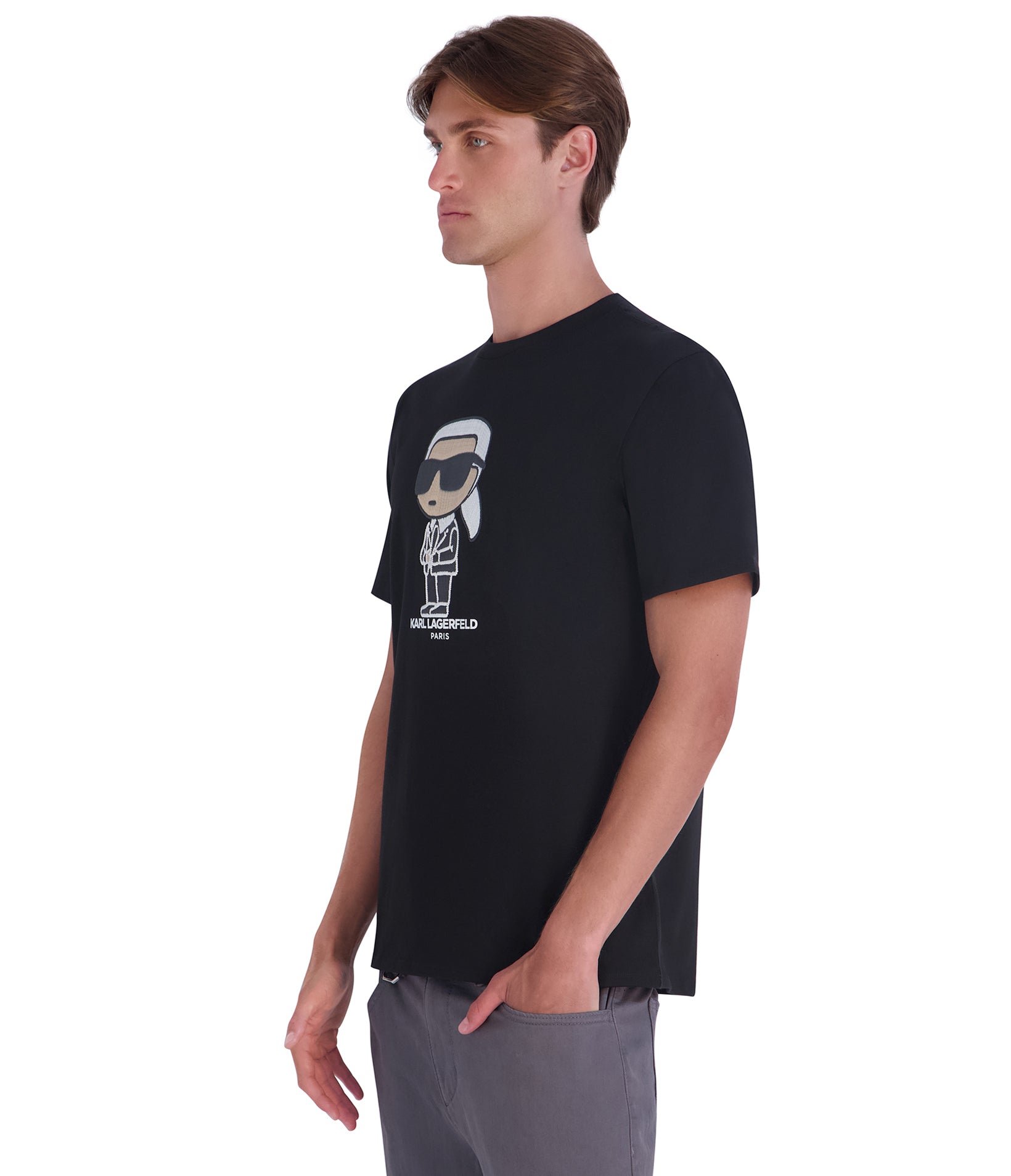 KARL IN STRIPE SUIT TEE VIEW 3 | Men's Clothing