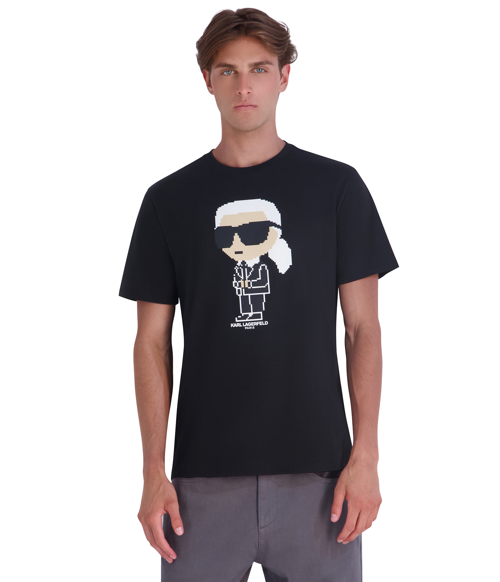 TEXTURED KARL WITH BLAZER AND SUNGLASSES View 1 | Men's Clothing