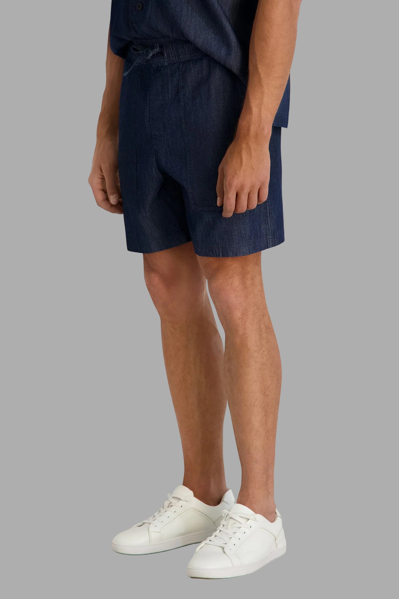 DENIM DAWSTRING SHORT VIEW 3