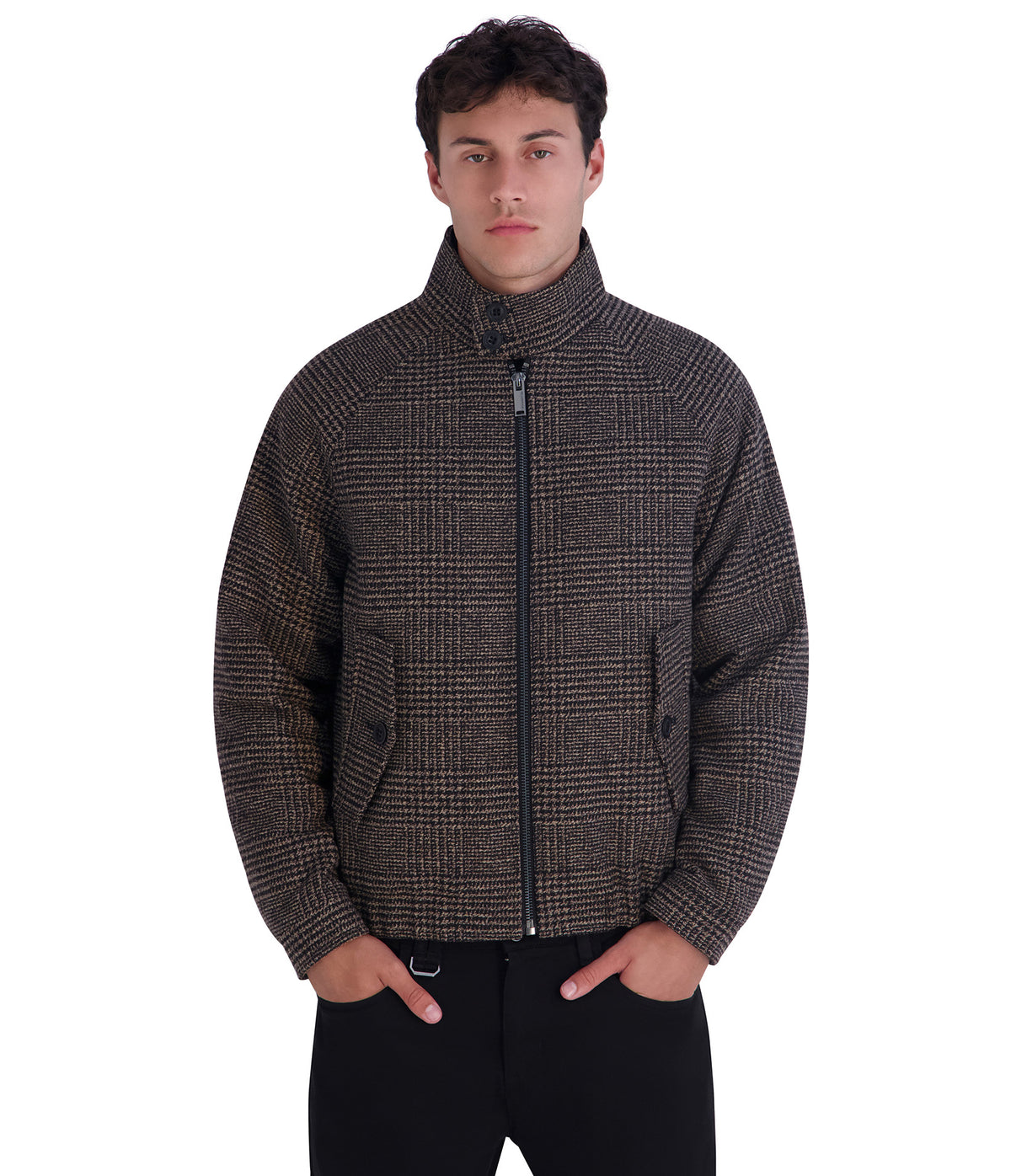 HOUNDSTOOTH BOMBER VIEW 1