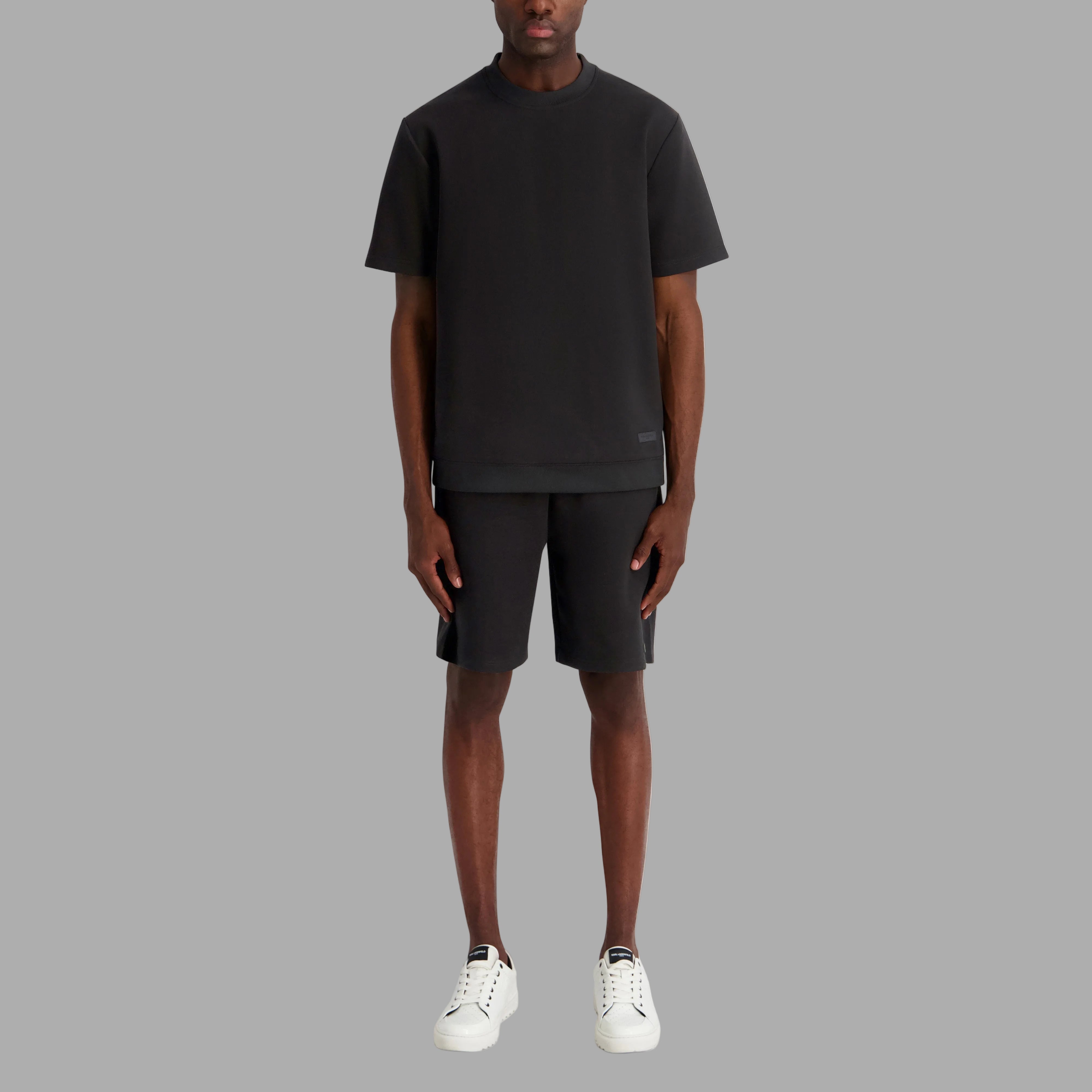 OVERSIZED CREWNECK PONTE TEE VIEW 4 | Men's Tees & Polos