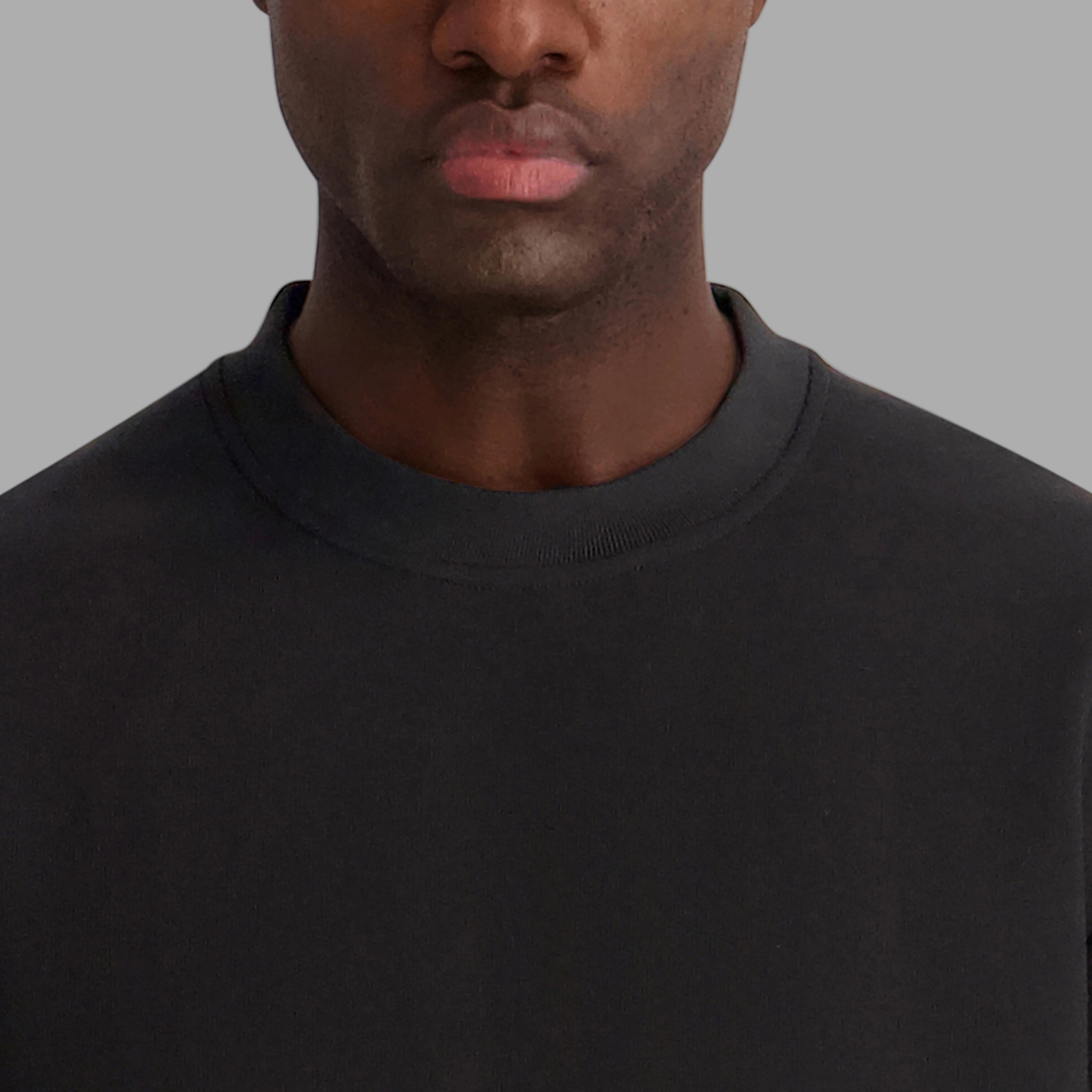 OVERSIZED CREWNECK PONTE TEE VIEW 5 | Men's Tees & Polos
