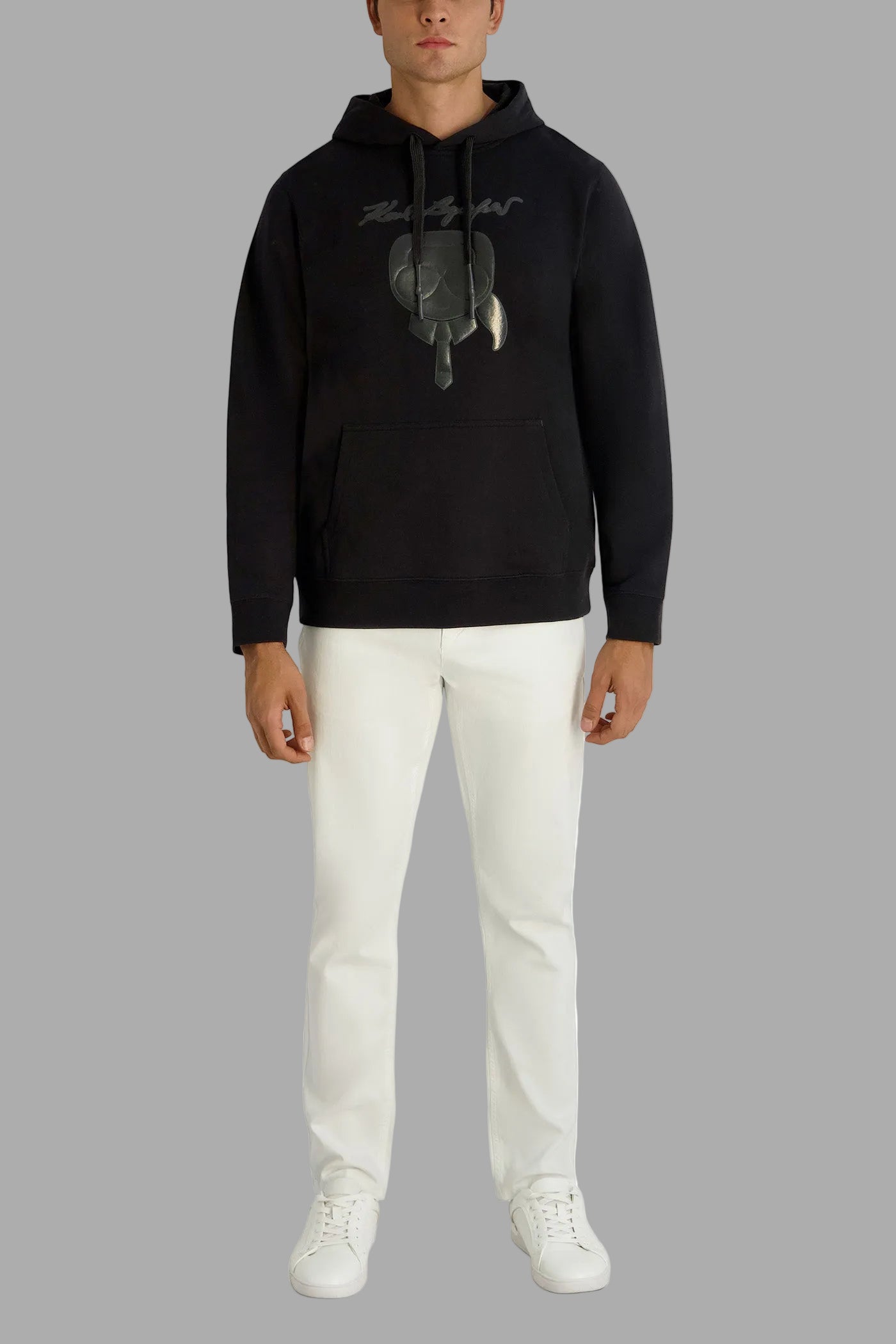 RUBBERIZED KARL HEAD SWEATSHIRT VIEW 4 | Men's Sweatshirts & Joggers