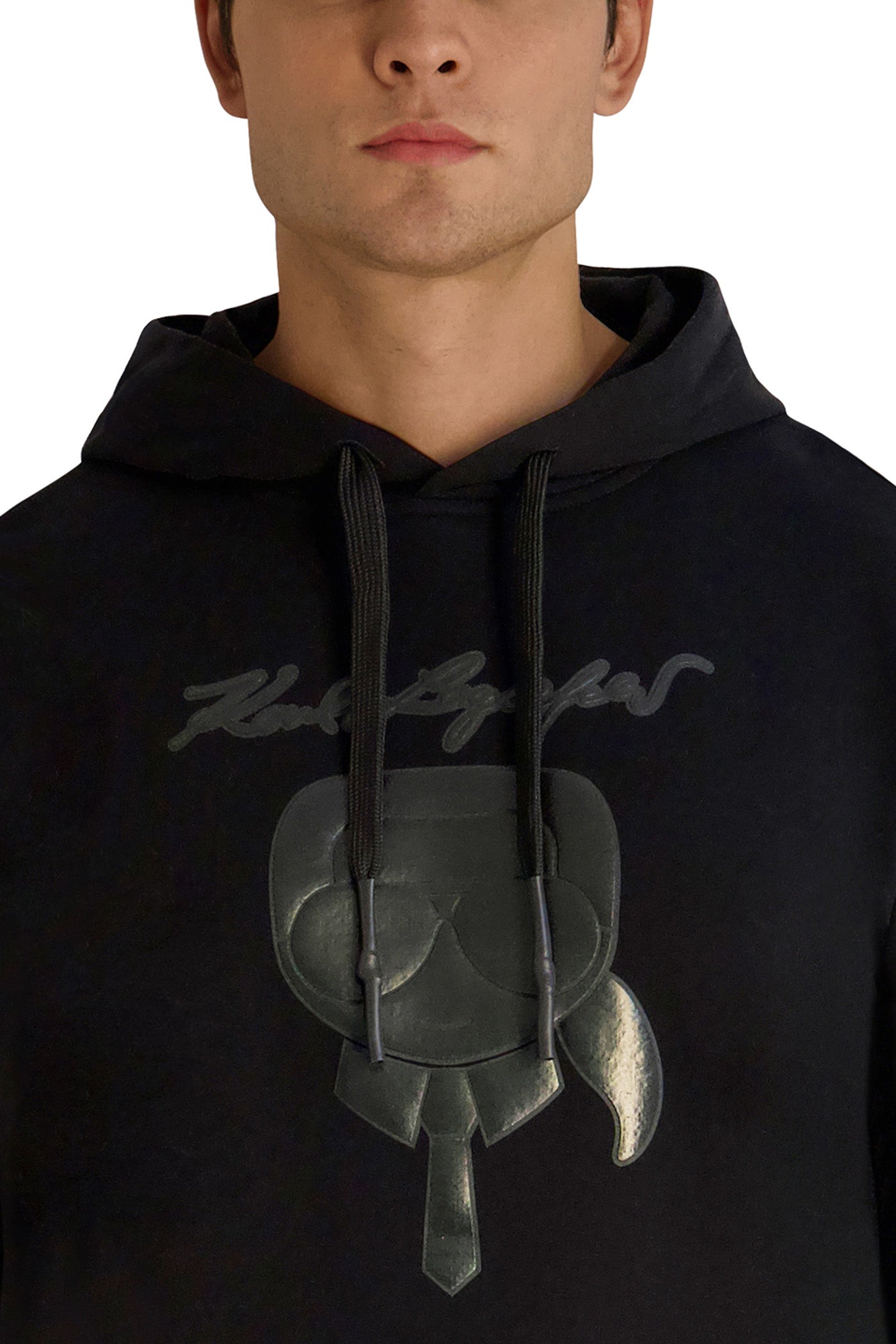 Rubberized Karl Head Sweatshirt | Sweatshirts & Joggers | Karl