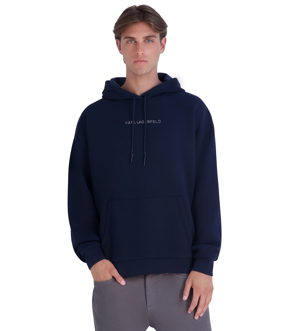 LOGO FLEECE HOODIE VIEW 1