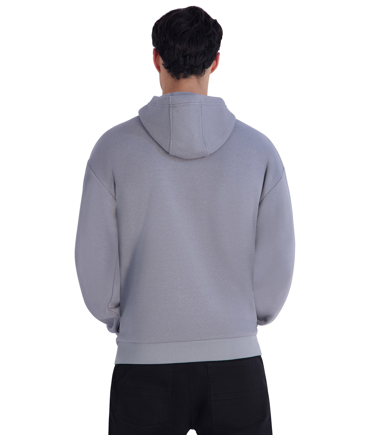 FLEECE KARL LOGO HOODIE VIEW 2