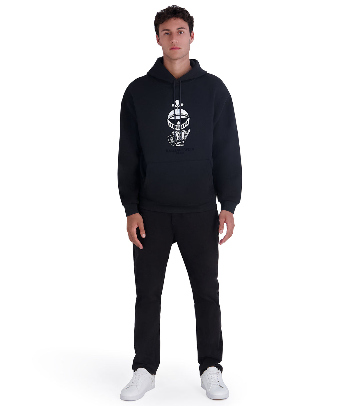 AMOUR KARL FLEECE HOODIE VIEW 4