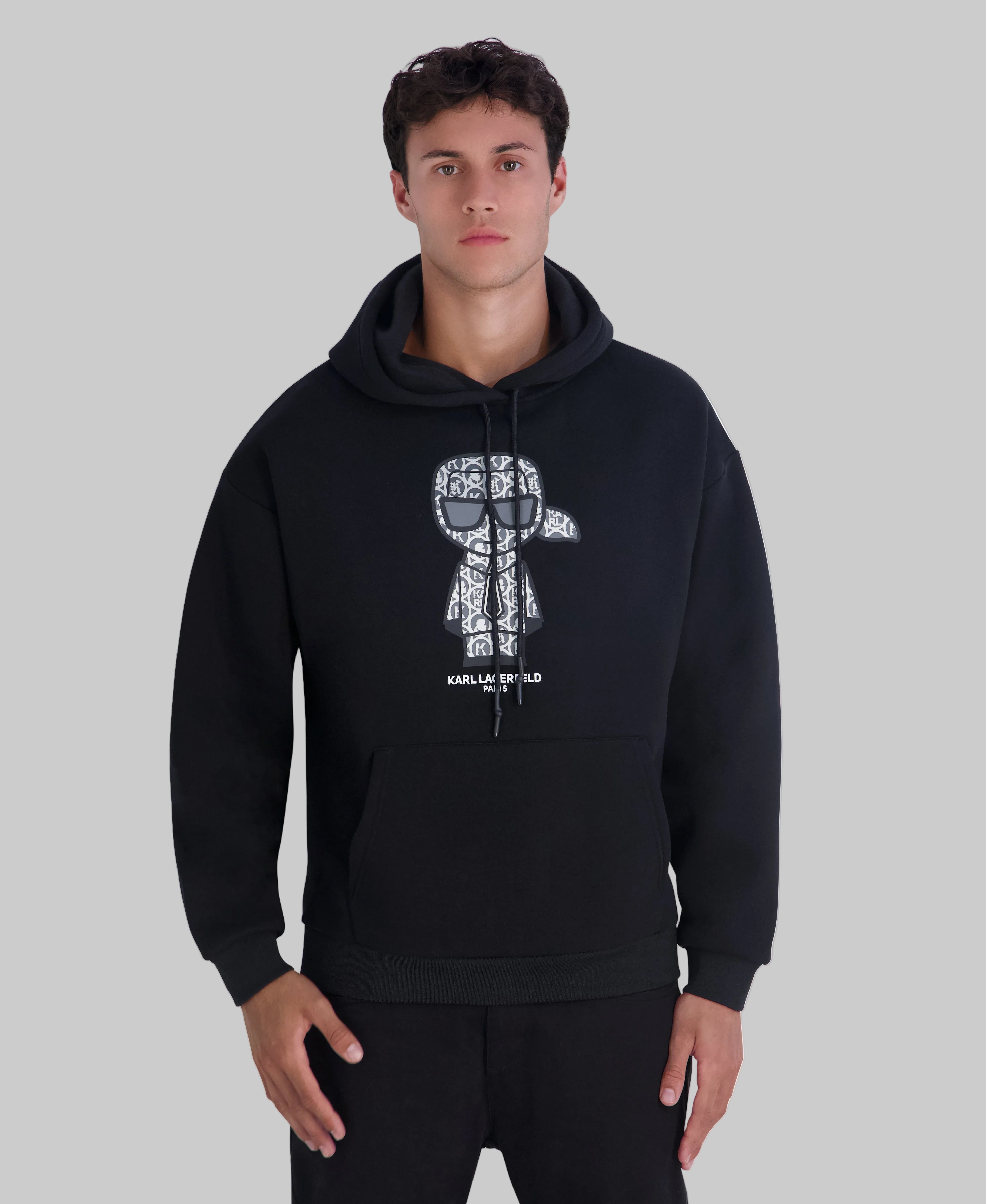 LARGE KARL ICON HOODIE VIEW 1