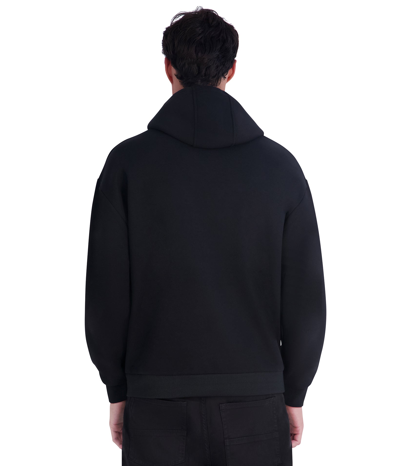 LARGE KARL ICON HOODIE View 2 | Products
