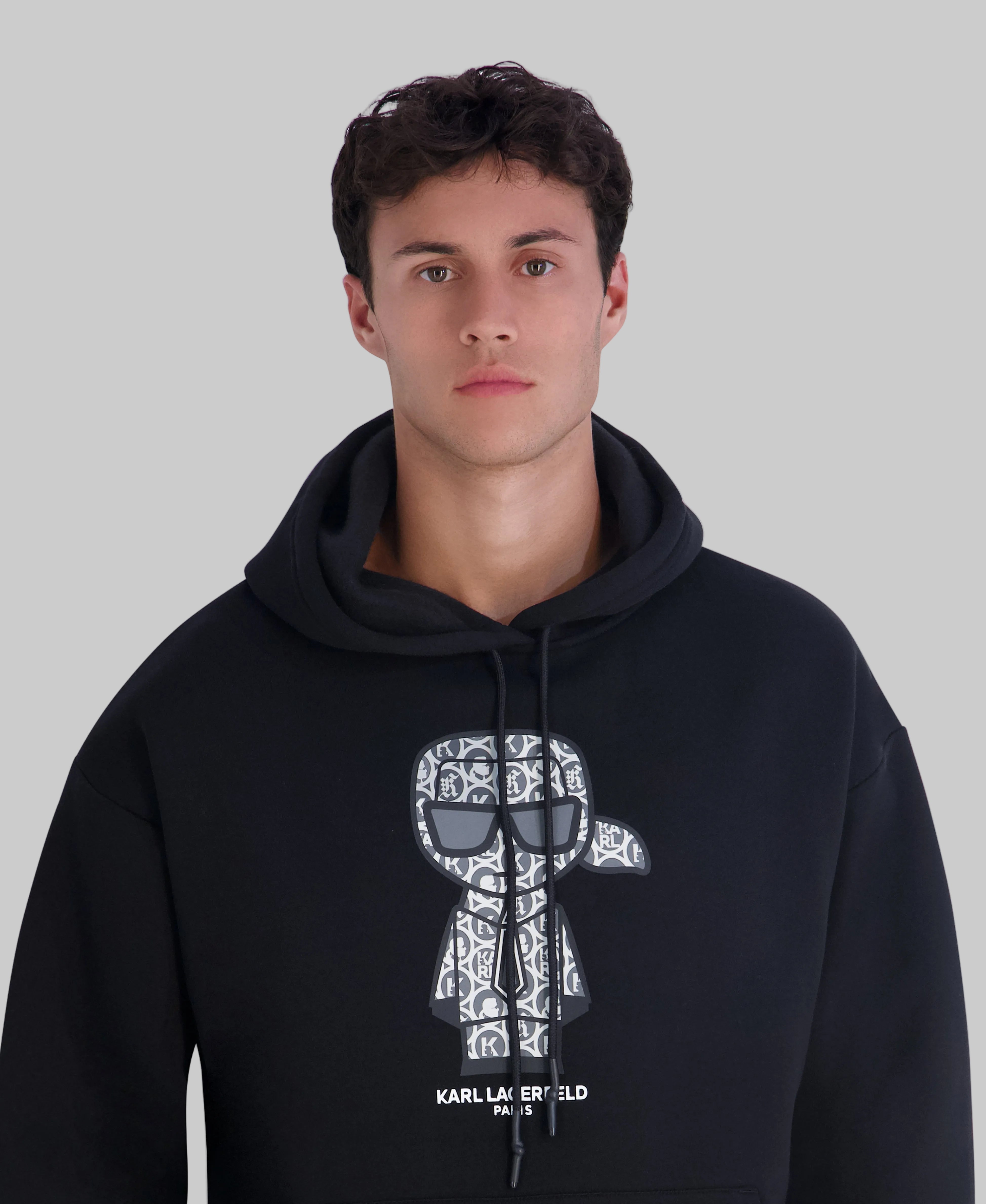 LARGE KARL ICON HOODIE VIEW 5