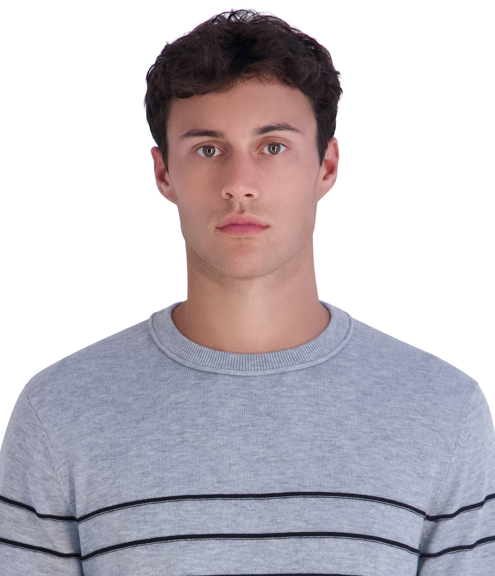 LONG SLEEVE STRIPE SWEATER VIEW 5
