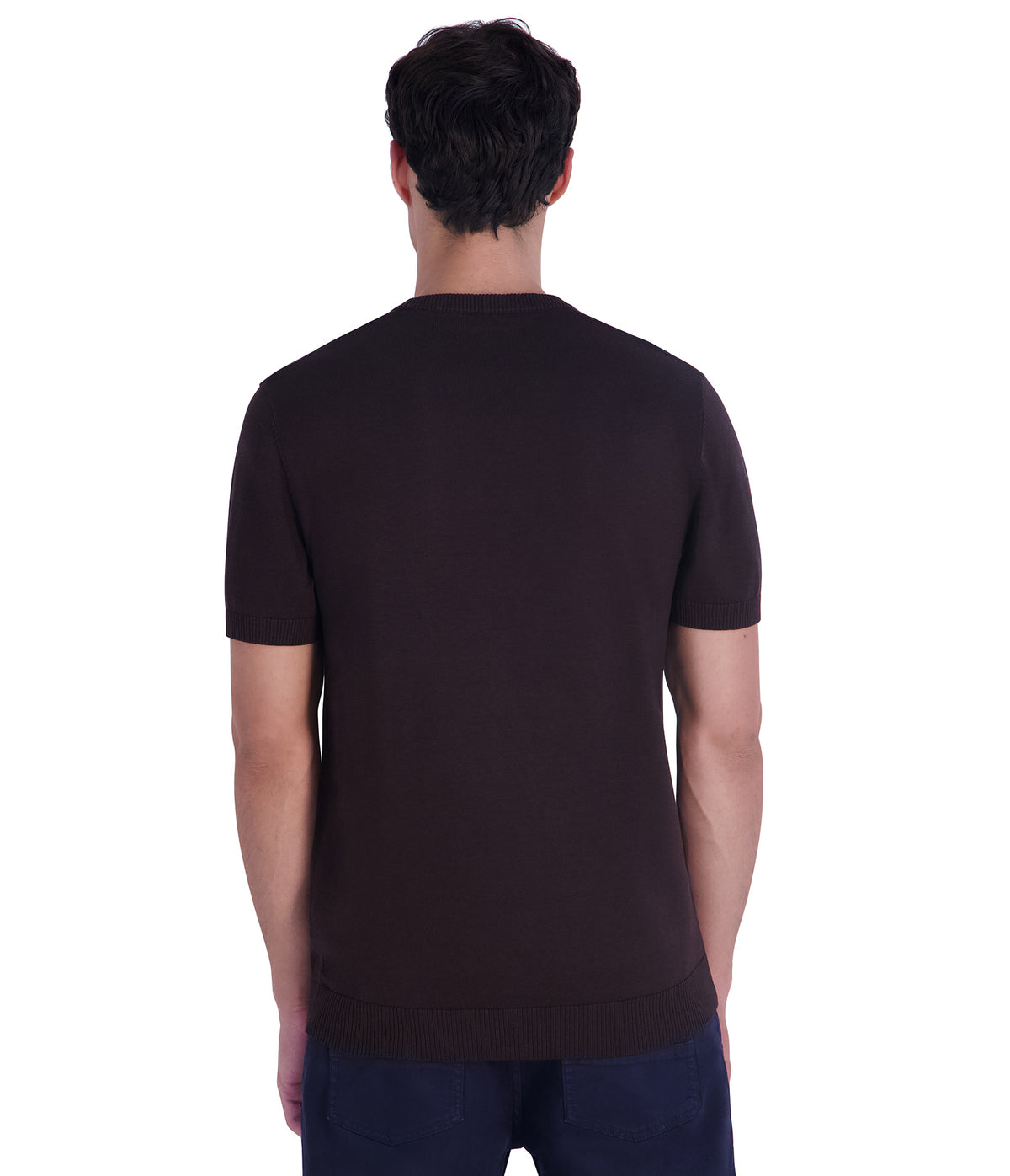 SHORT SLEEVE KARL LOGO SWEATER VIEW 3