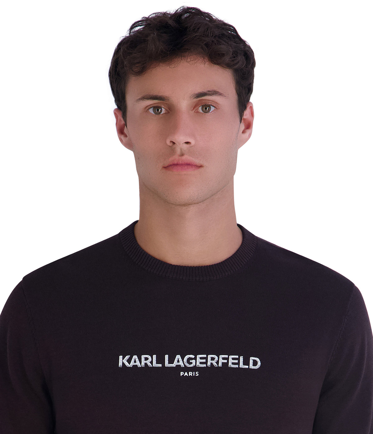 SHORT SLEEVE KARL LOGO SWEATER VIEW 4