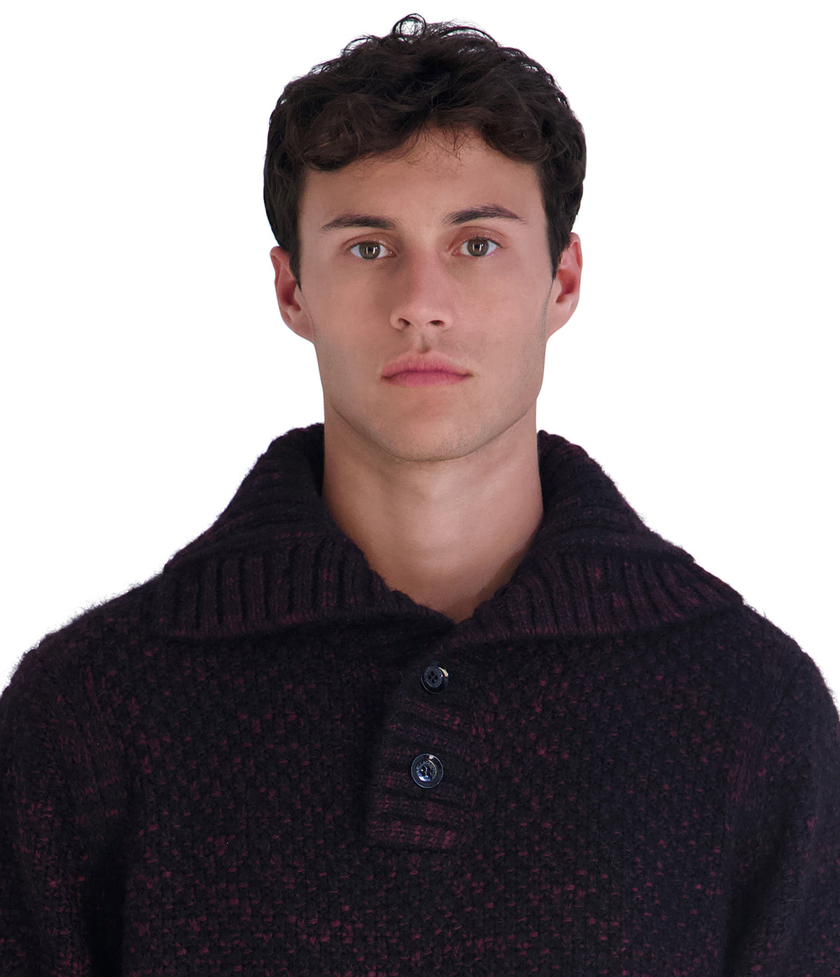 CHUNKY FUNNEL NECK SWEATER VIEW 5