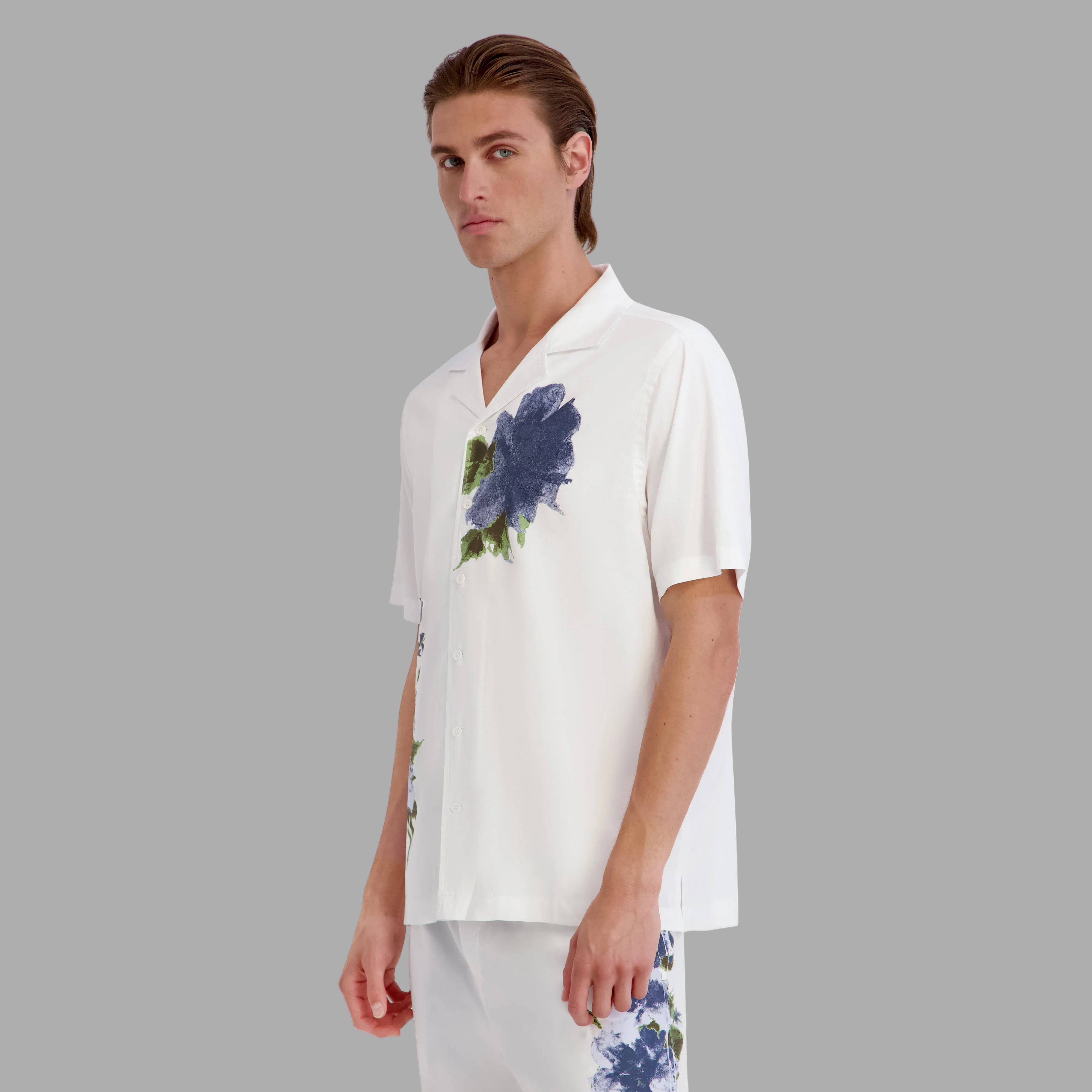 OVERSIZED FLORAL CAMP SHIRT VIEW 3 | Men's Clothing
