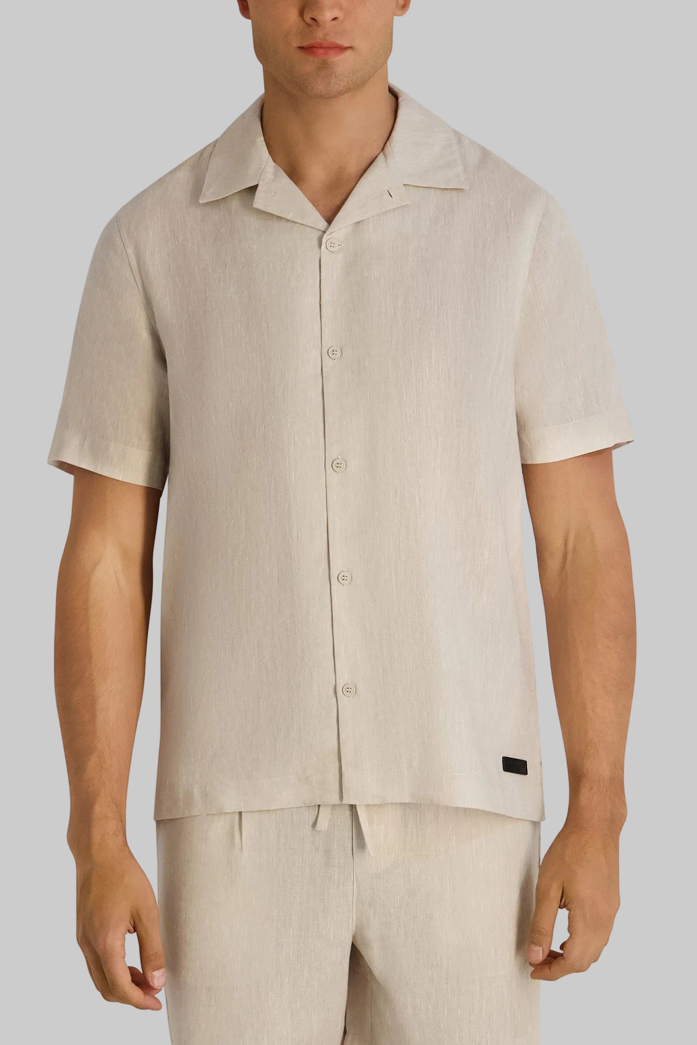Linen Cotton Oversized Camp Shirt | Sweaters & Shirts | Karl