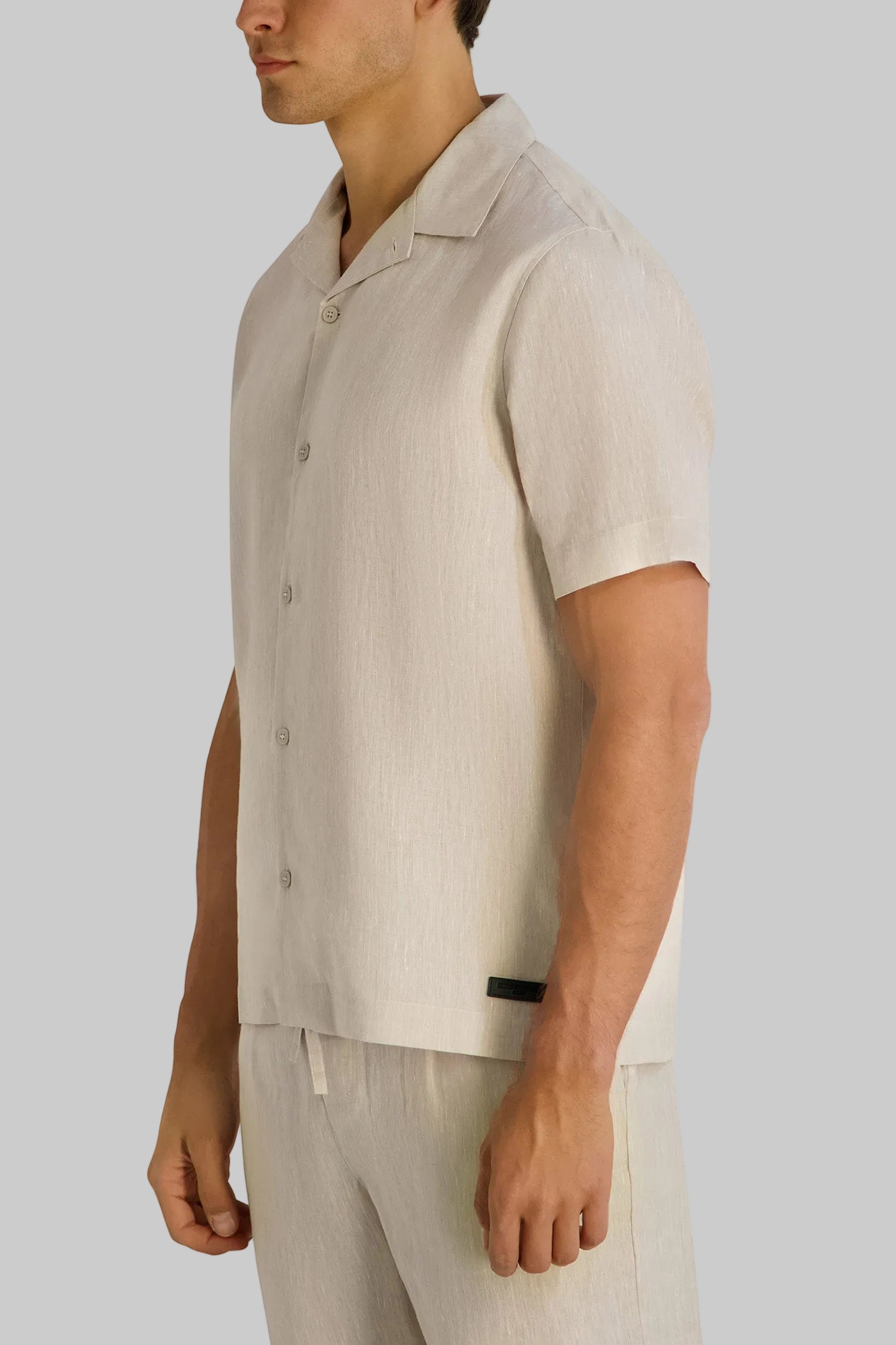 Linen Cotton Oversized Camp Shirt | Sweaters & Shirts | Karl
