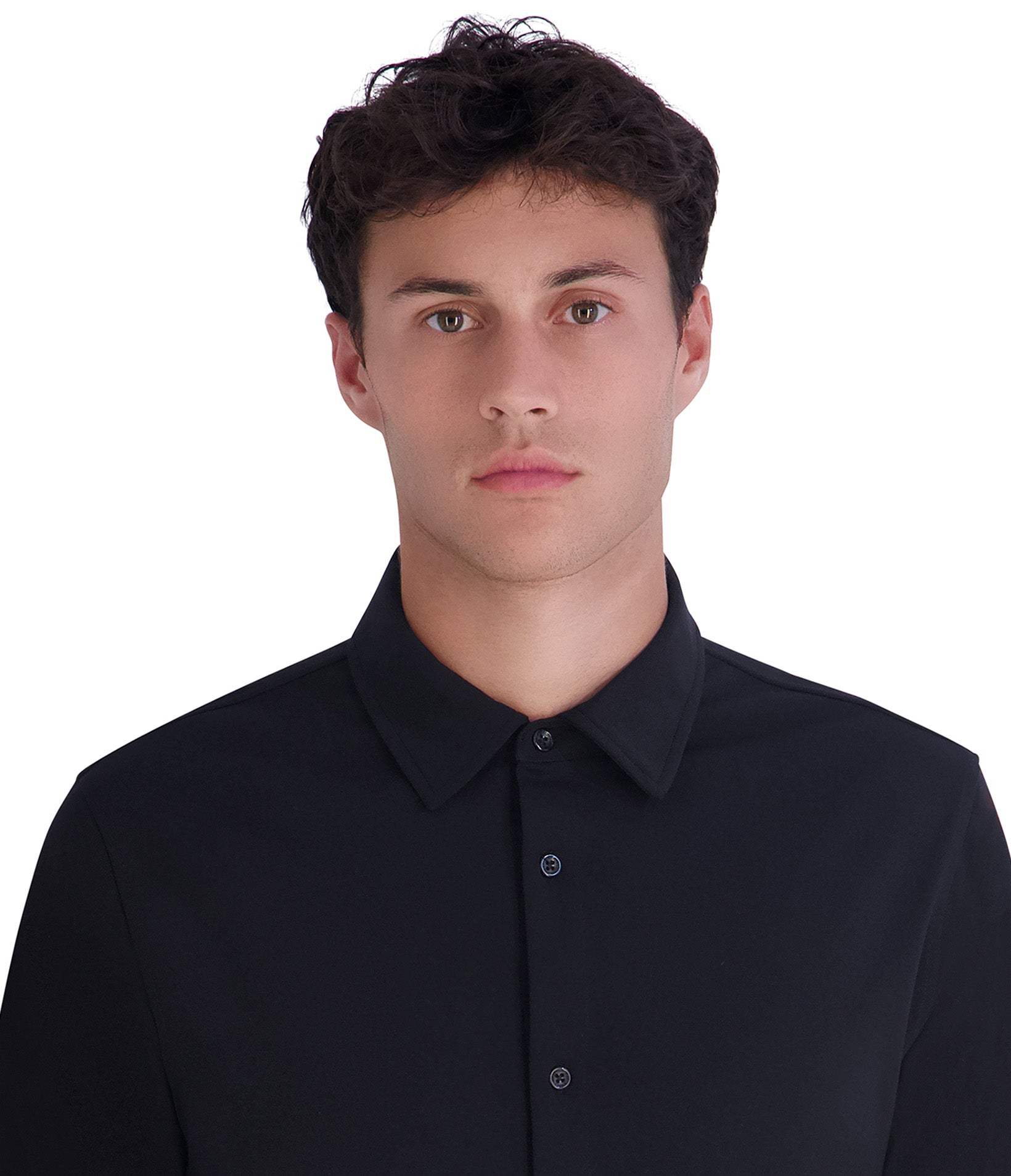 LONG SLEEVE KNIT BUTTON DOWN VIEW 5
