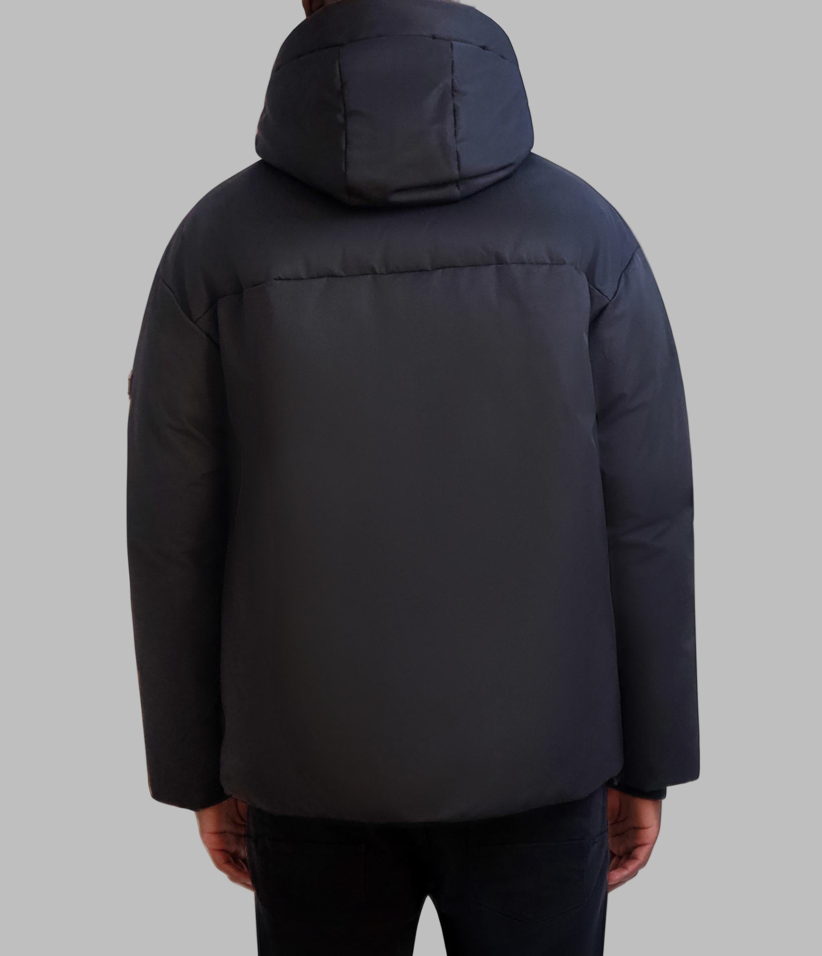 HOODED SHORT PUFFER View 2 | MEN'S FALL COLLECTION
