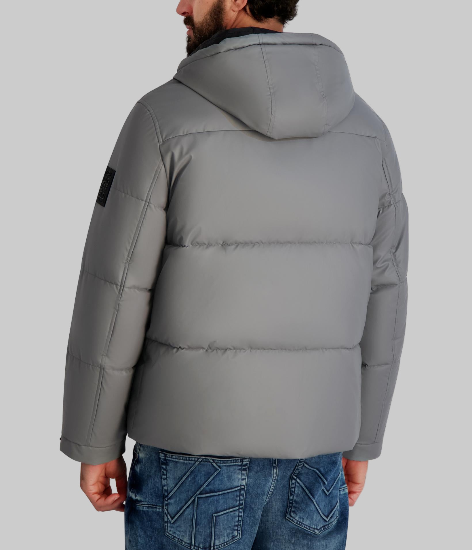 Mid Weight Hooded Puffer With Pockets | Jackets & Blazers | Karl